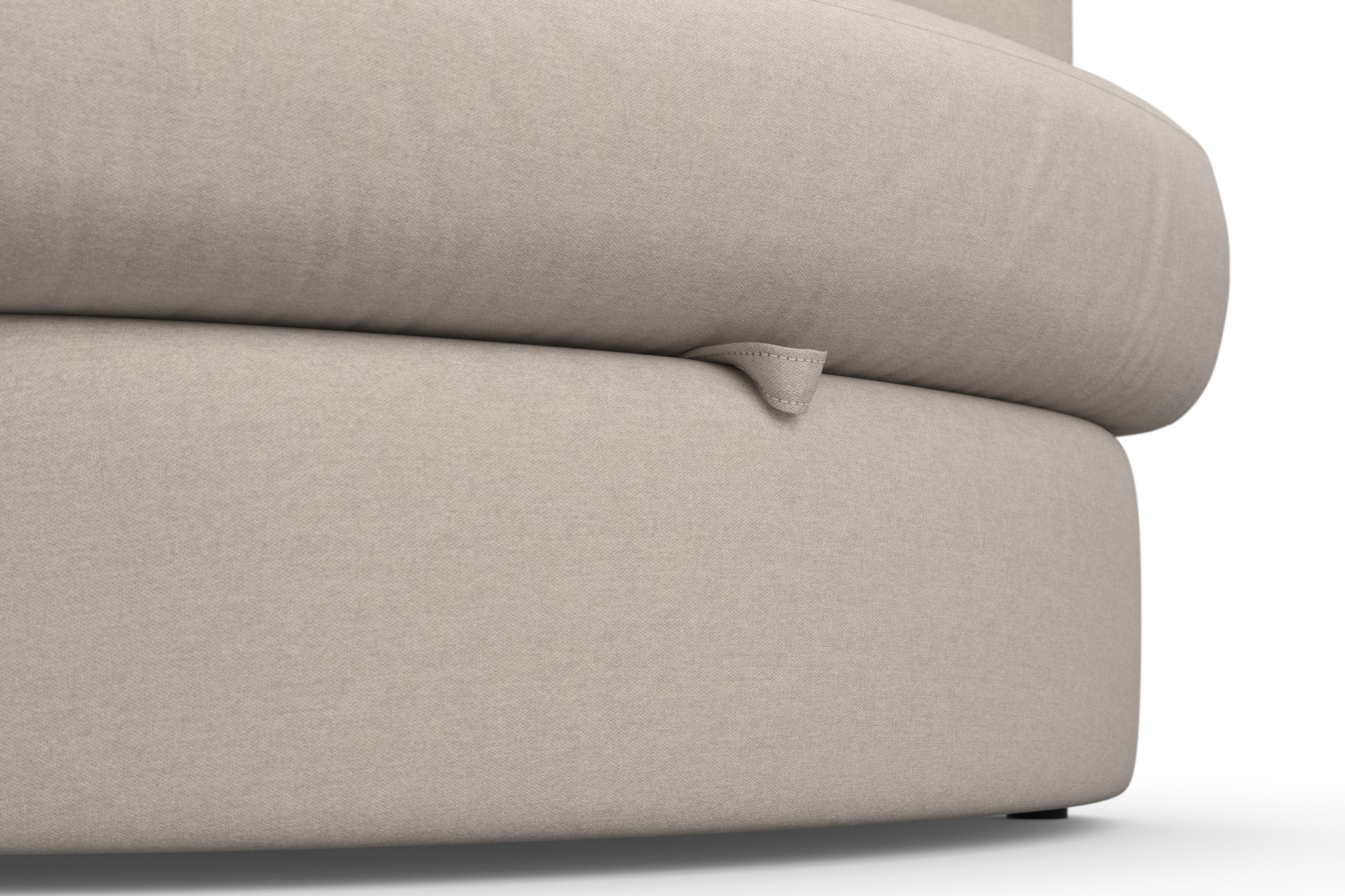 sit&more Ecksofa »Panini L-Form«, wahlweise mit Bettfunktion und Bettkasten