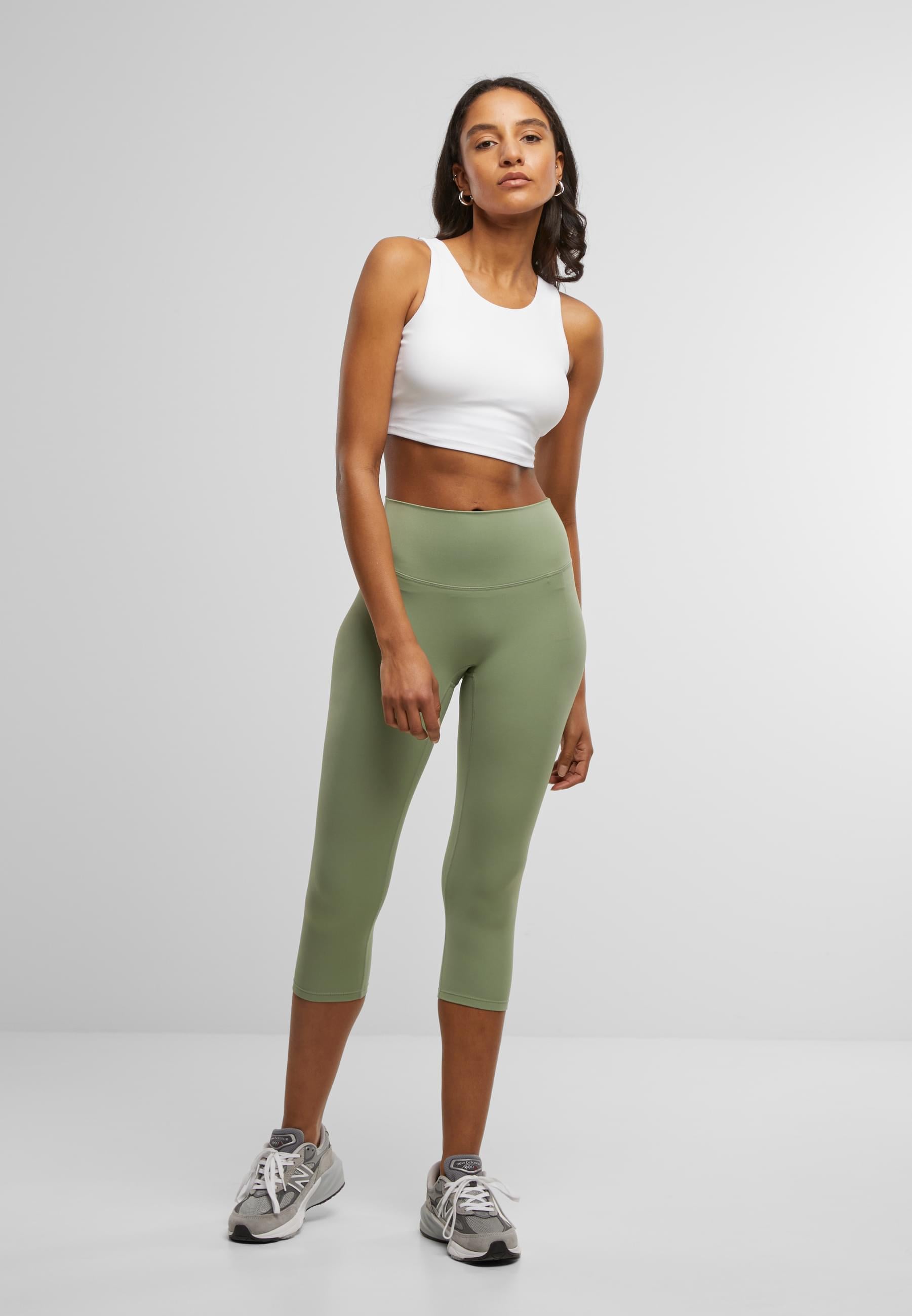 URBAN CLASSICS Leggings »Urban Classics Ladies Capri Leggings Ladies Capri Leggings«, (1 tlg.)