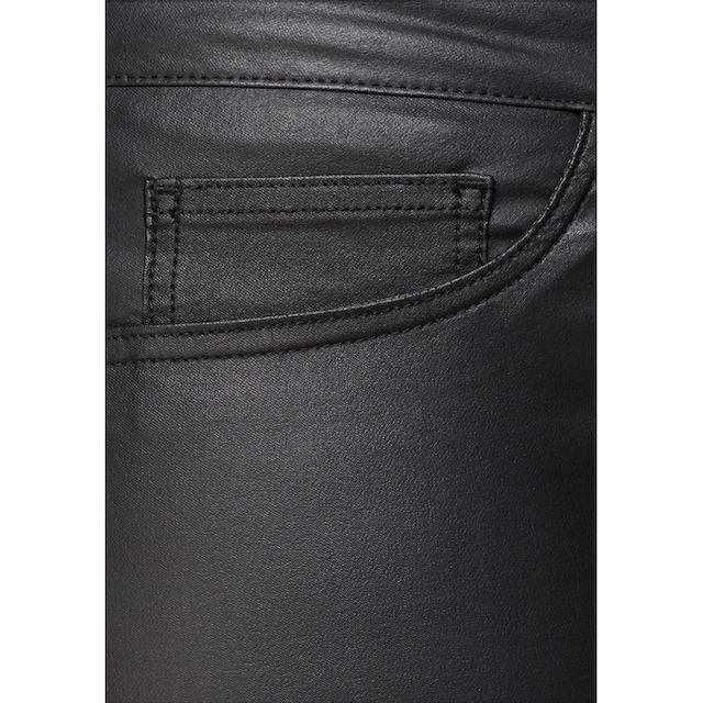 ONLY CARMAKOMA Skinny-fit-Jeans »CARPUNK REG SK COATED PANTS«, mit edel  glänzender Beschichtung für bestellen | BAUR
