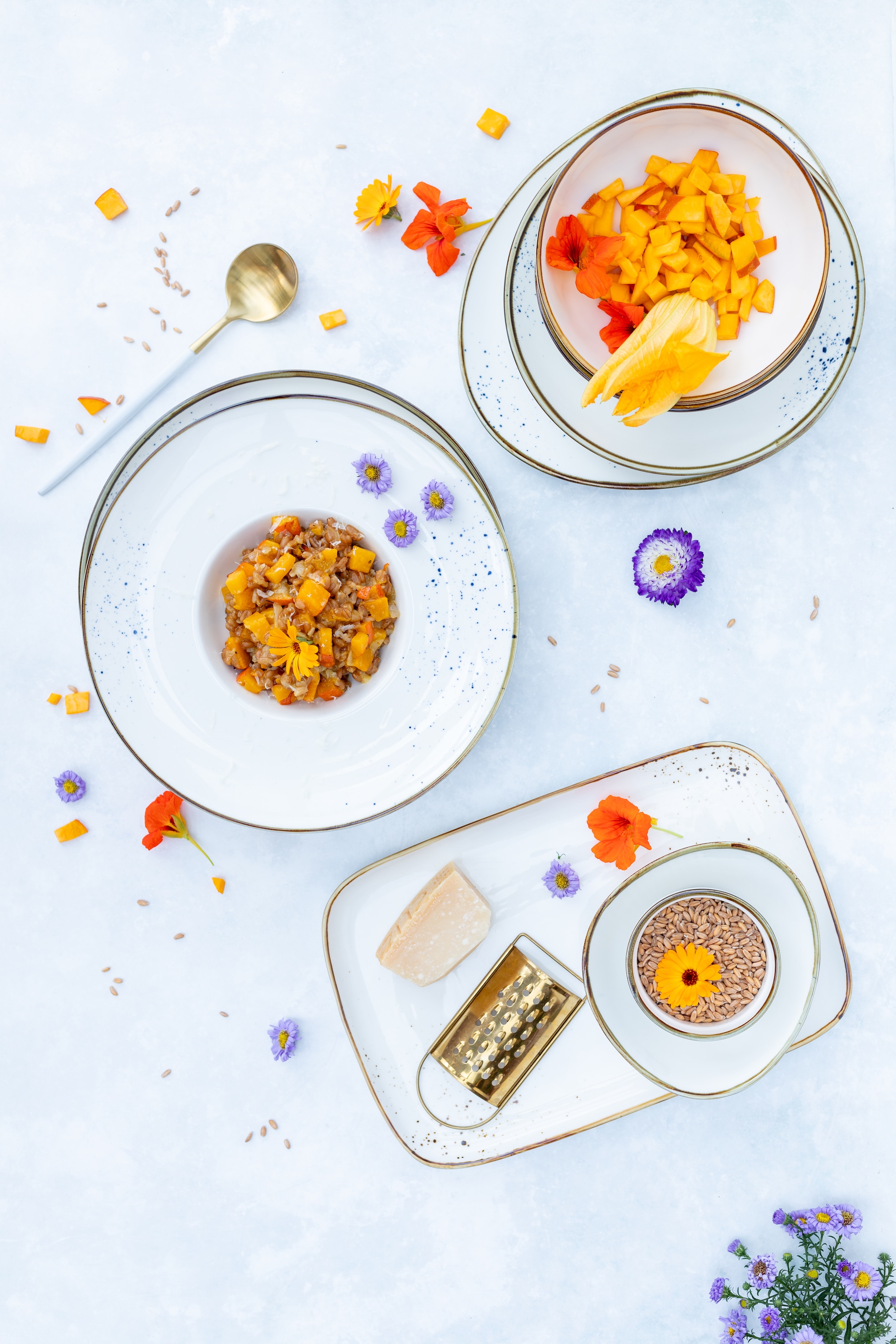 MÄSER Servierplatte »Pintar, Servierplatten-Set, Porzellan«