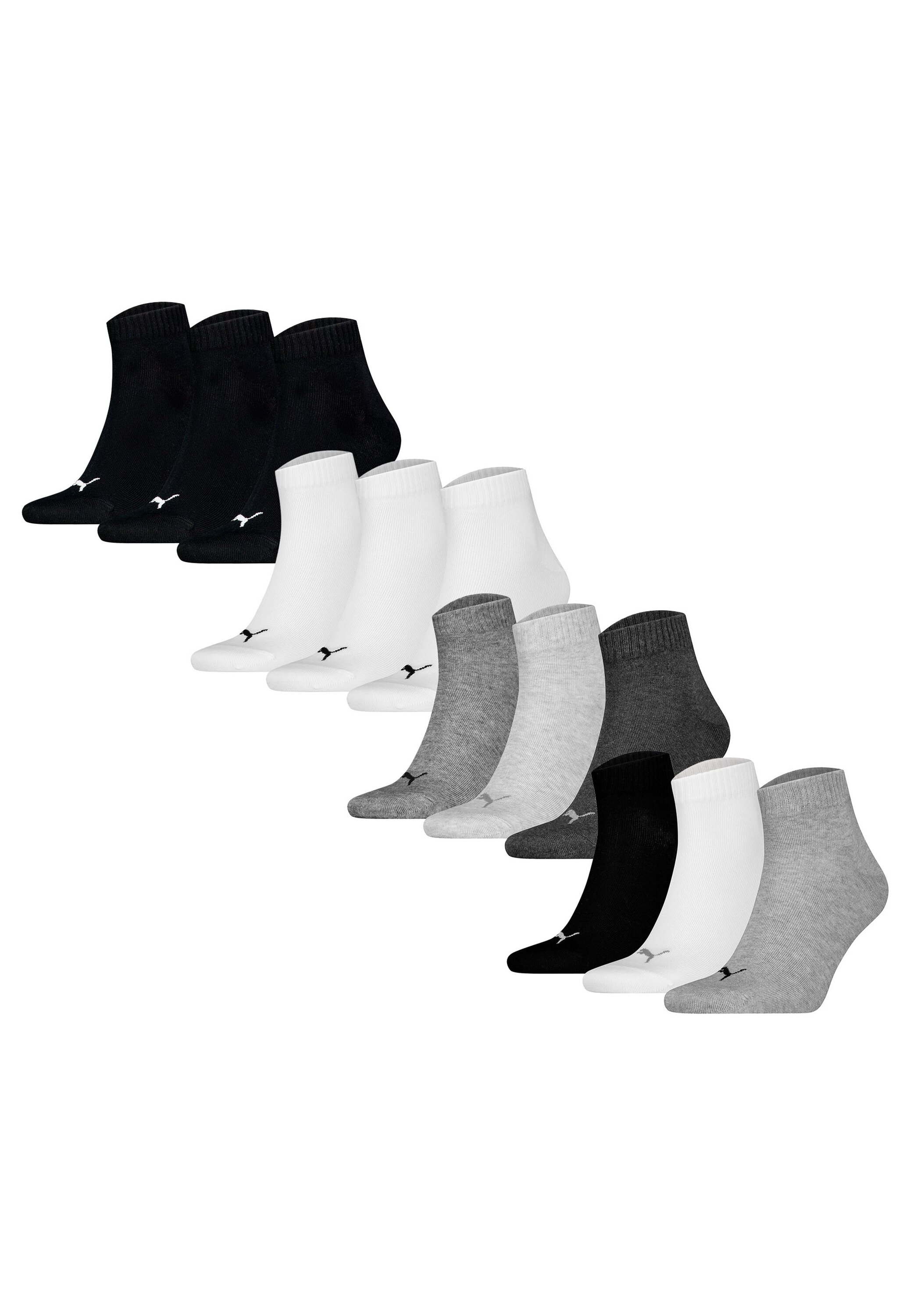 PUMA Kurzsocken "Socken Quarter Plain 12P 12er Pack" 12 Paar tlg.