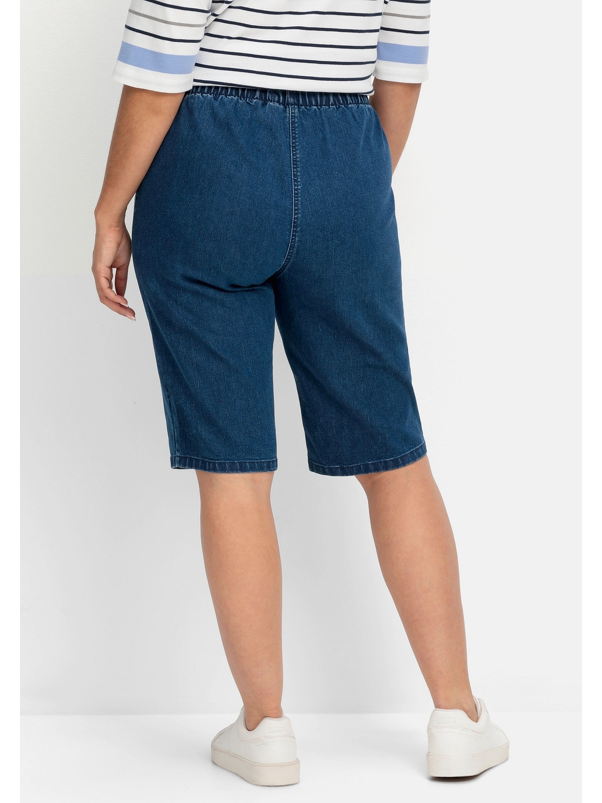 Sheego Bermudas "Große Größen", aus elastischer Denimqualität günstig online kaufen