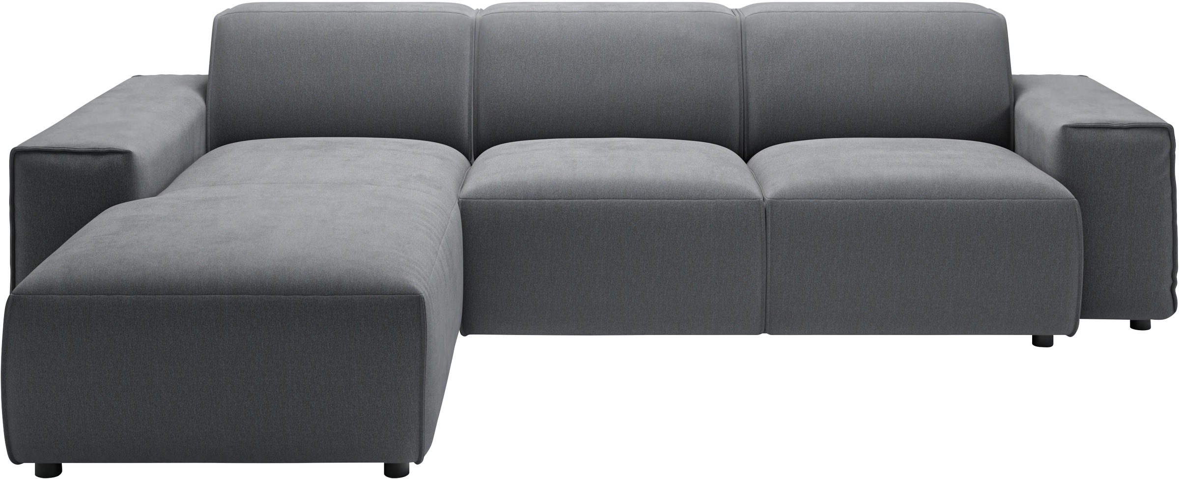 andas Ecksofa »Glimminge L-Form auch in Breitcord, Feincord + Easy care-Bezug,«, Breite 264, Zierkissen