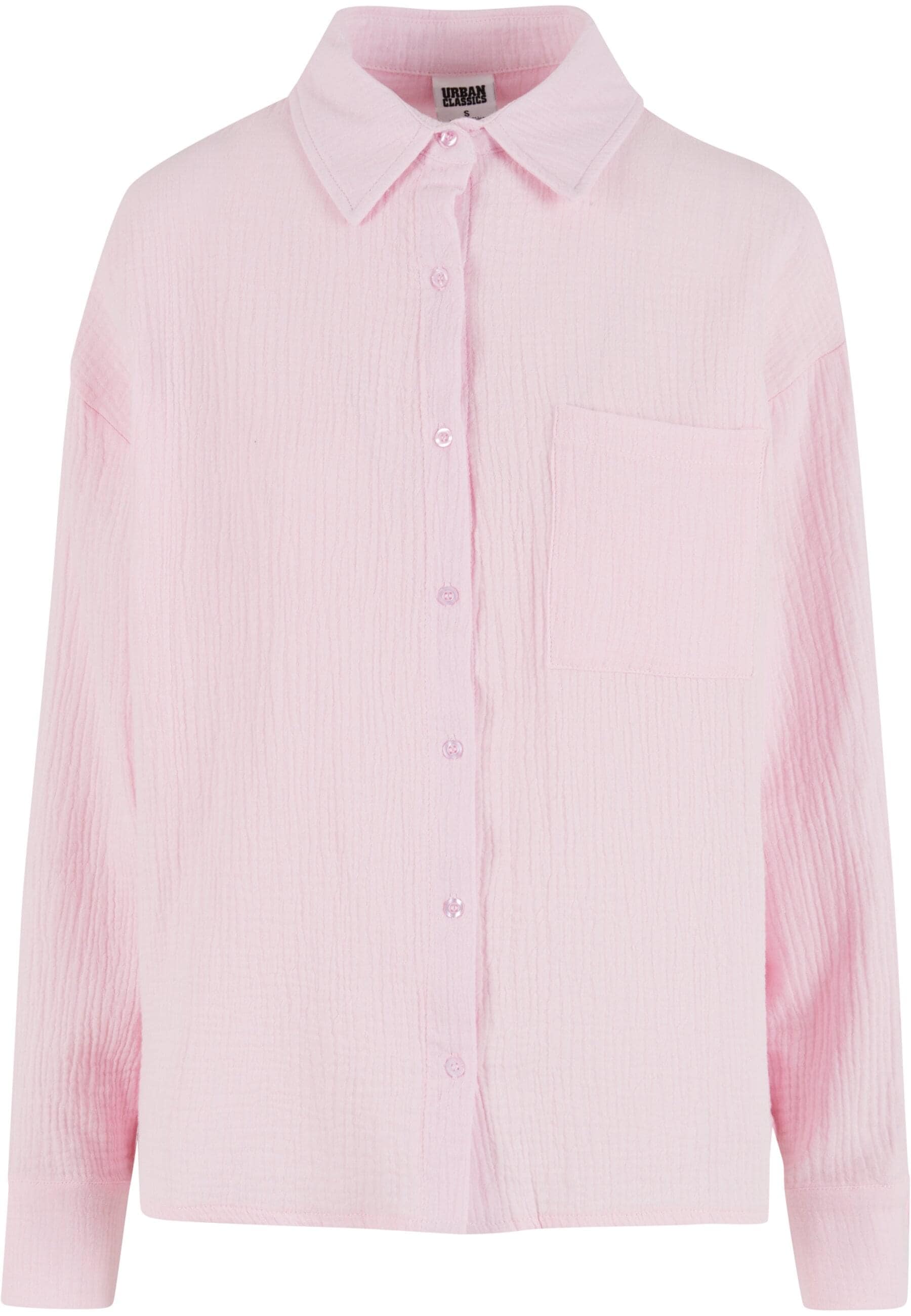 URBAN CLASSICS Klassische Bluse "Urban Classics Ladies Oversized Musselin B günstig online kaufen