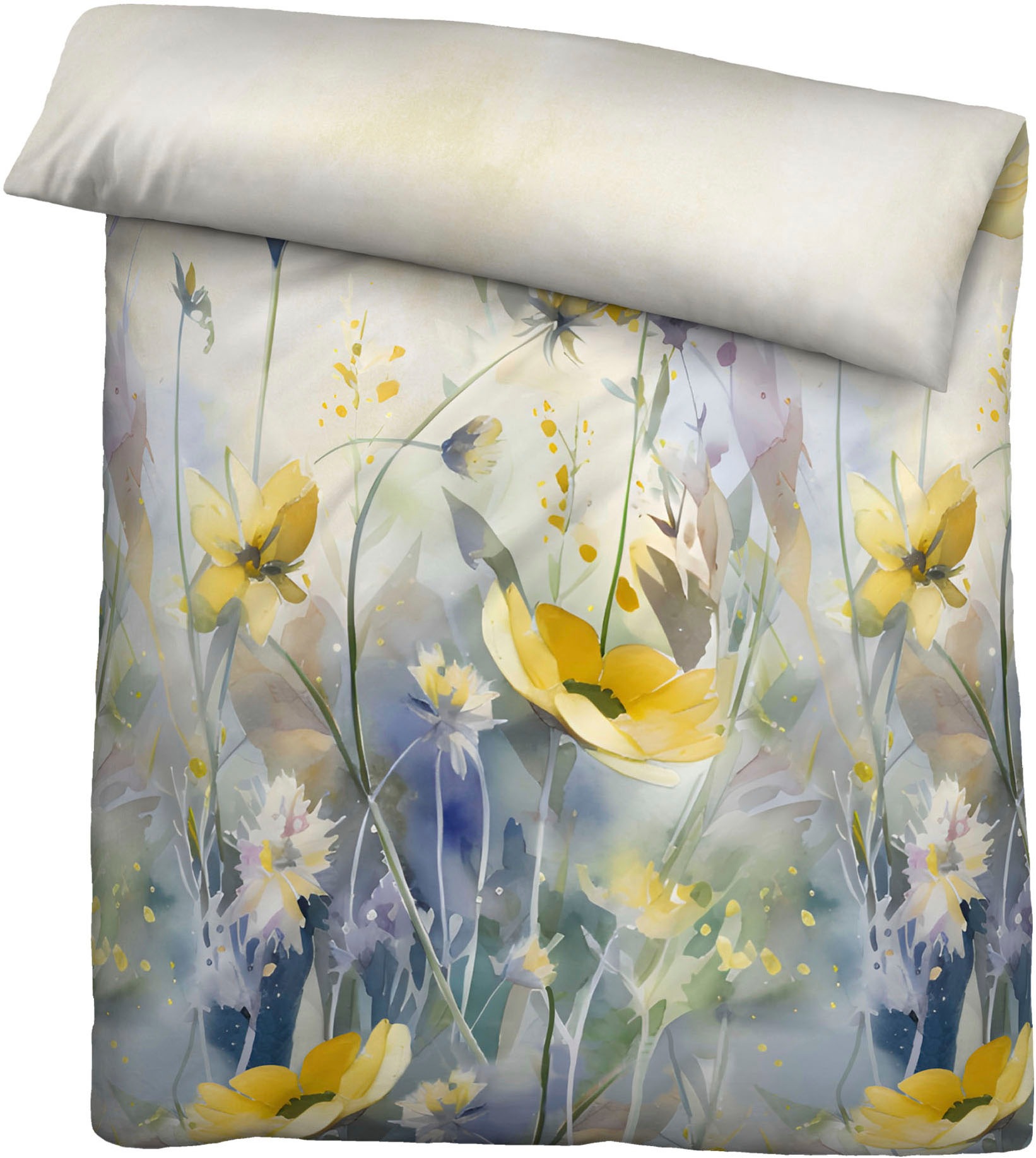 Biberna Bettwäsche »616322« 2 feiner Glanz + weicher Griff, pflegeleicht, ganzjährig einsetzbar, RV