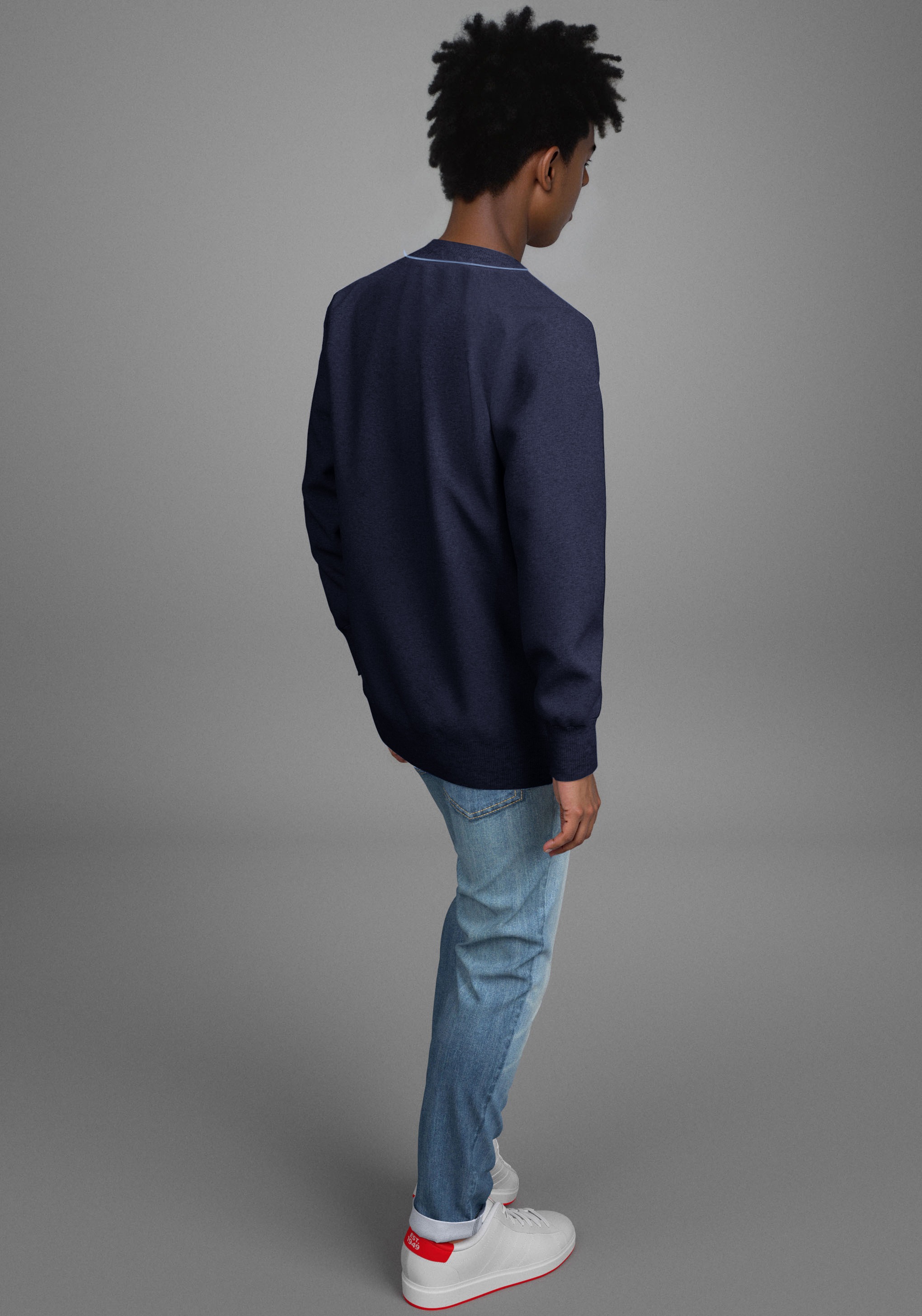 Thumbnail - KIDSWORLD Sweatshirt "Rundhals Sweatshirt" Basic Sweater