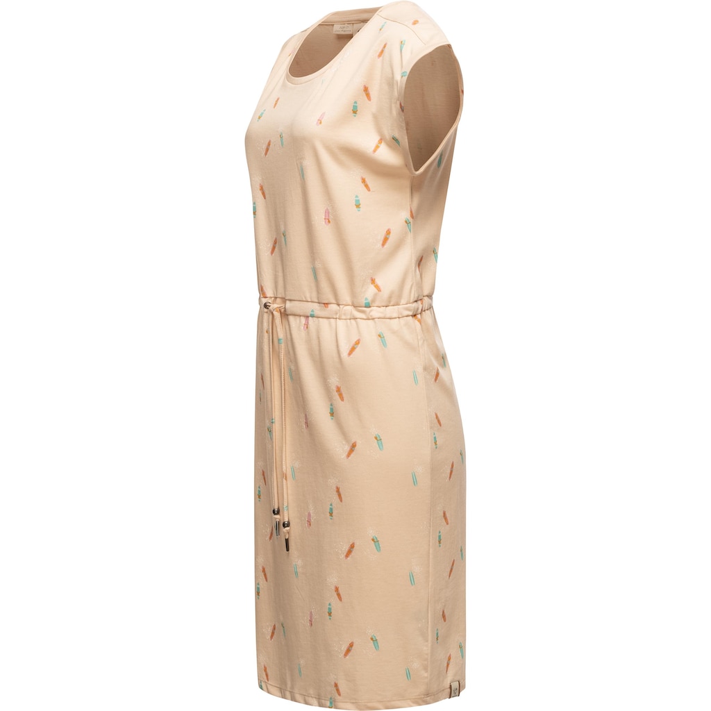 Ragwear Druckkleid »Mallory Print Dress Organic«, Kurzes Baumwoll Kleid mit Print