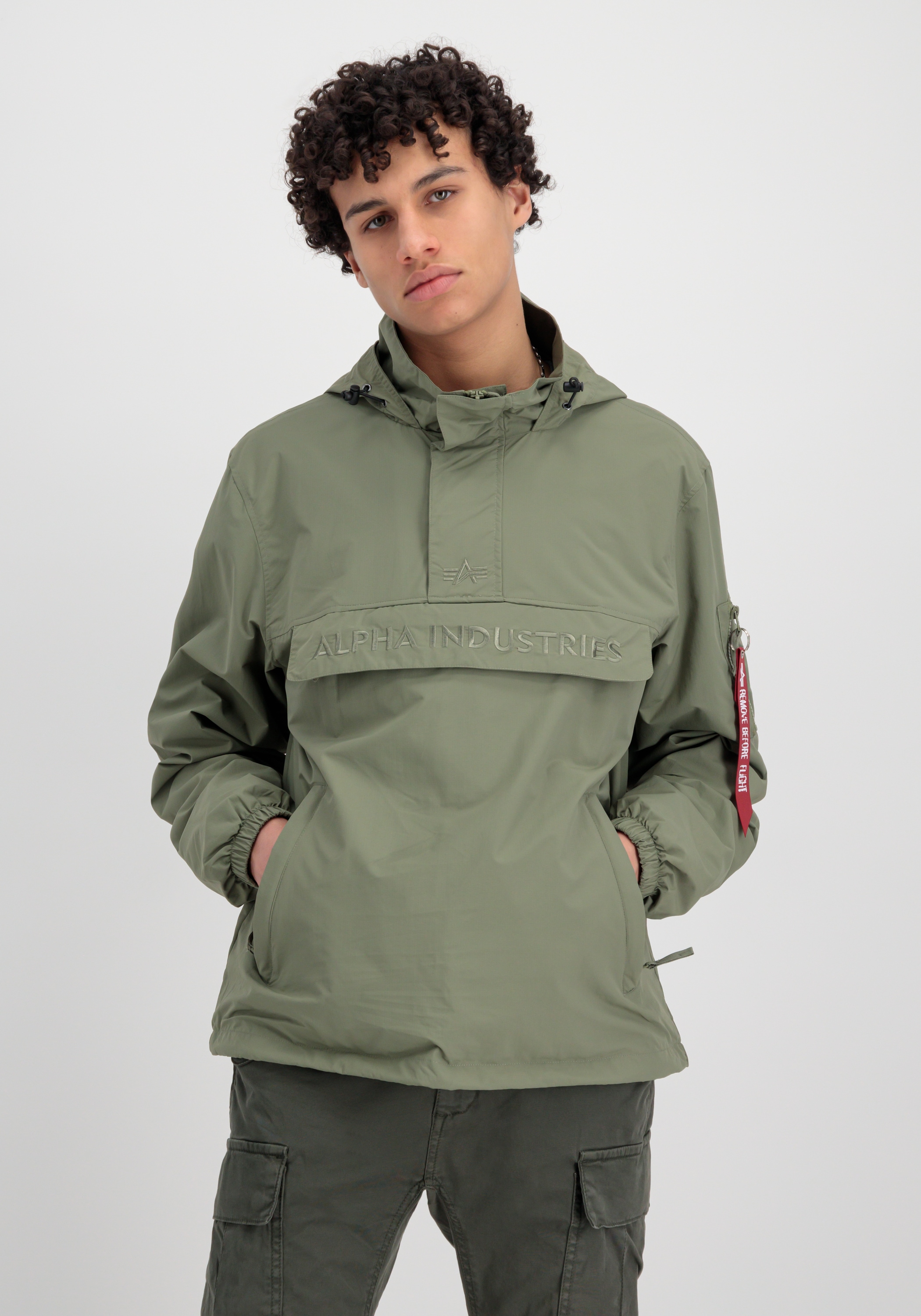 Alpha Industries Anorak "Alpha Industries Men - Outdoor Jackets Anorak Embr günstig online kaufen