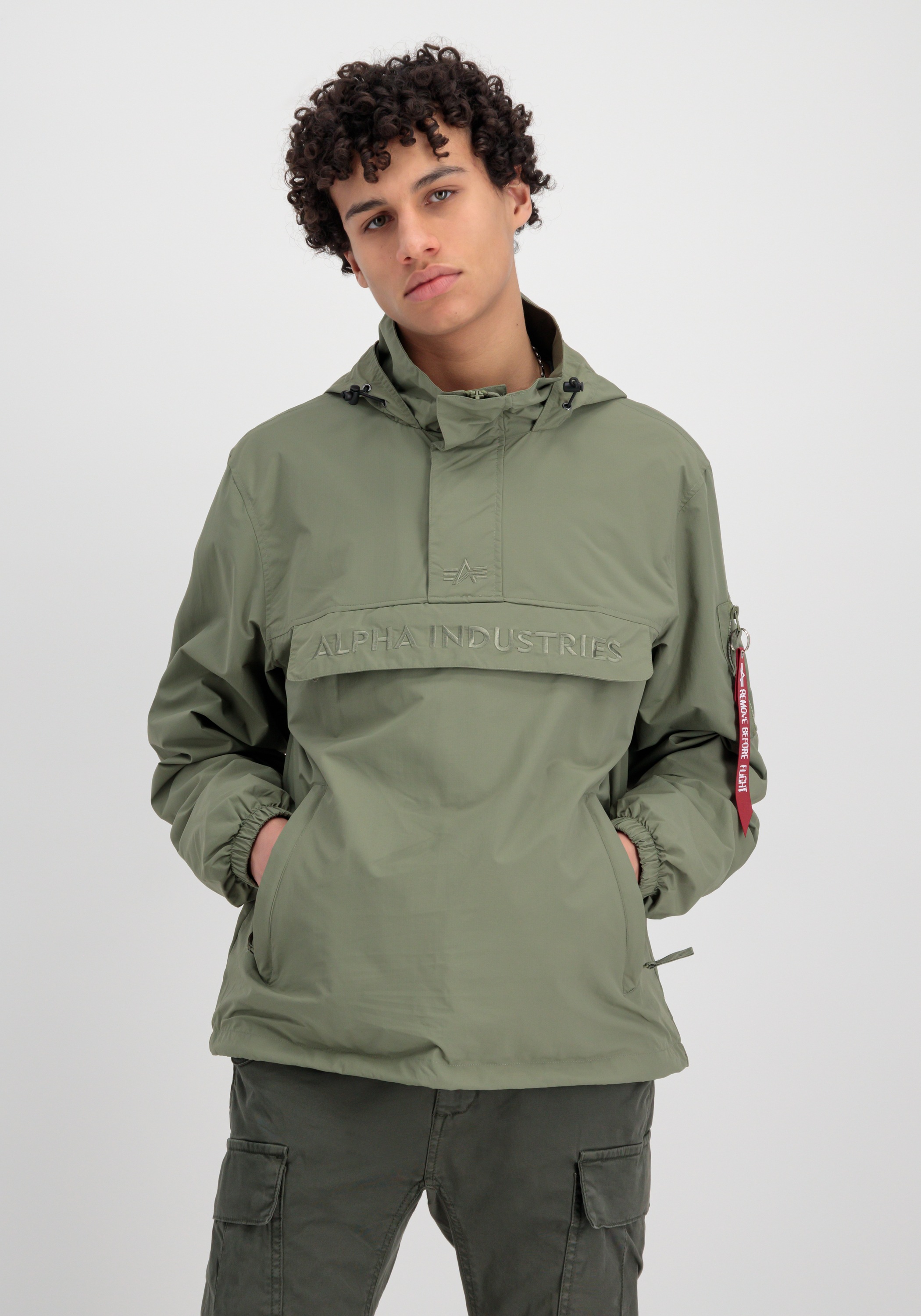Alpha Industries Anorak "Anorak Embroidery Logo" günstig online kaufen