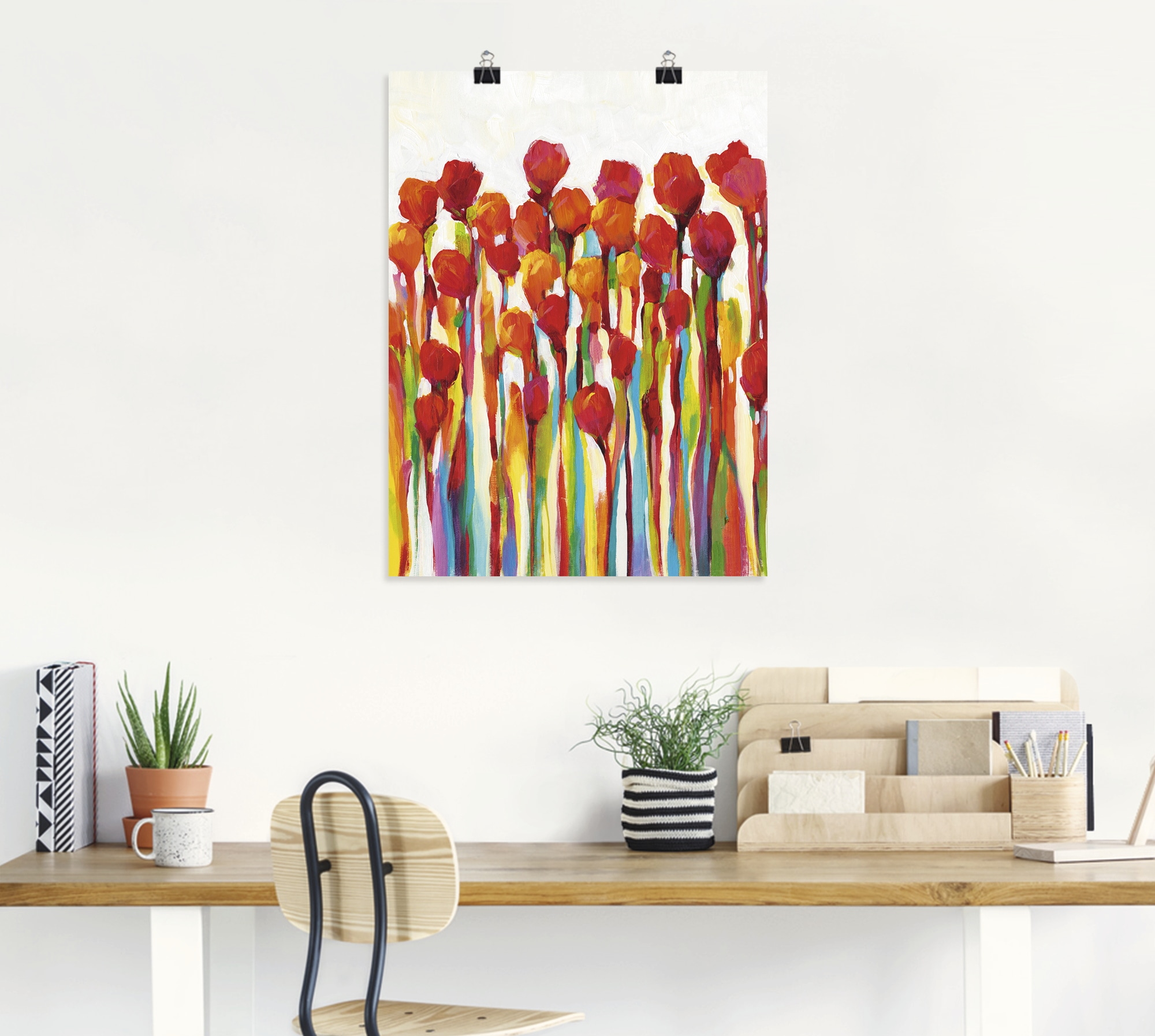 Artland Wandbild »Strotzen mit Farben I«, Blumenwiese, (1 St.), als Leinwandbild, Poster in verschied. Größen