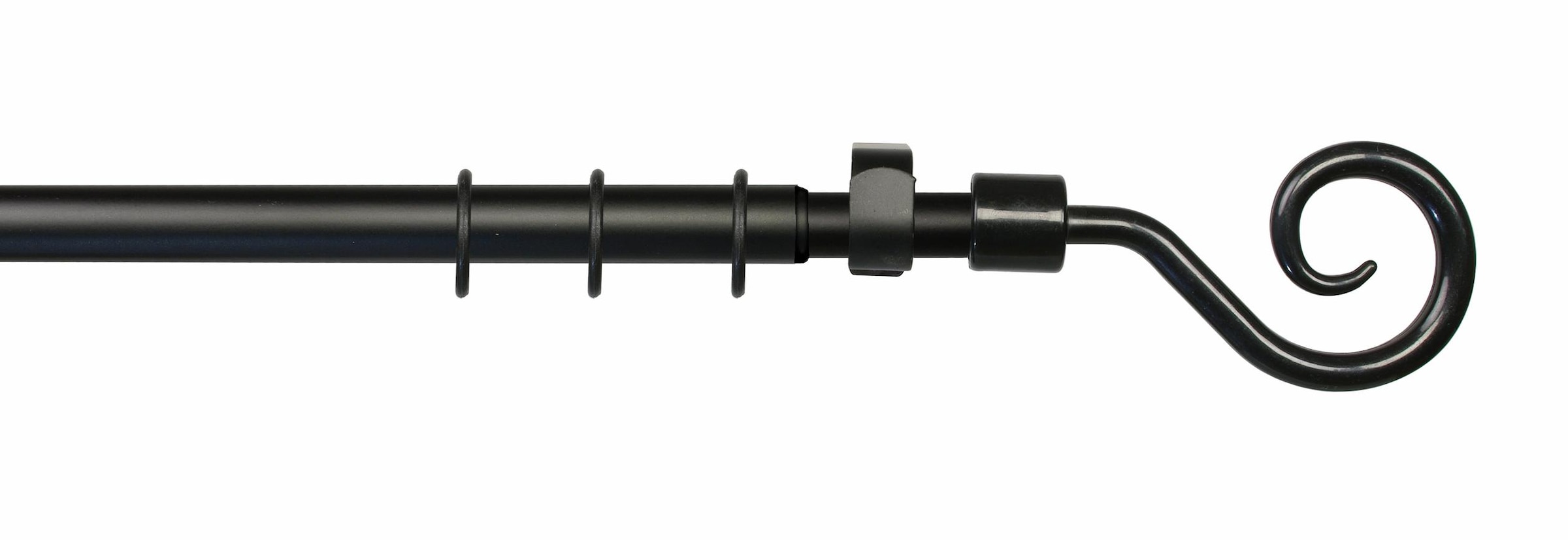 Liedeco Gardinenstange "Mykene" Ø 20 mm 1 läufig-läufig ausziehbar günstig online kaufen