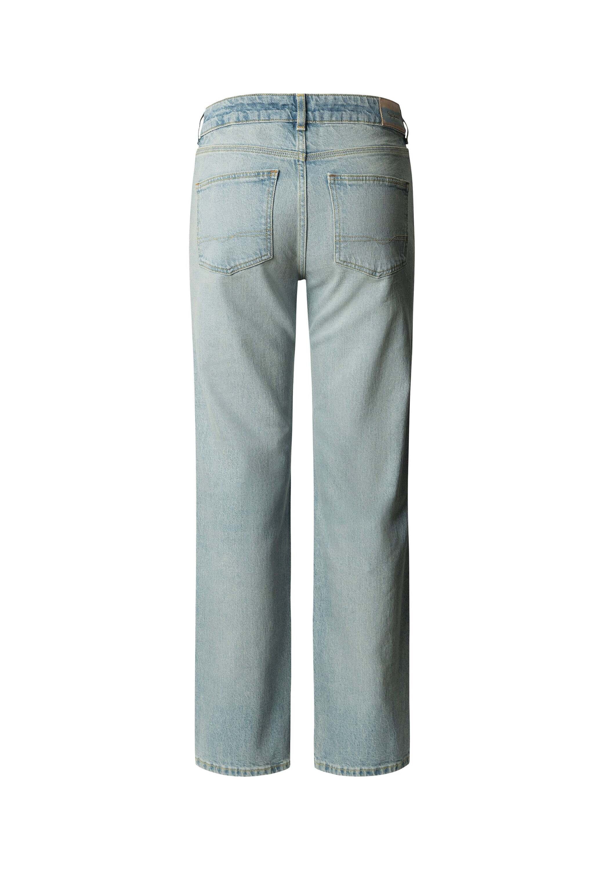 Pepe Jeans Straight-Jeans »trousers STRAIGHT MW ARROW SUMMER STONE«