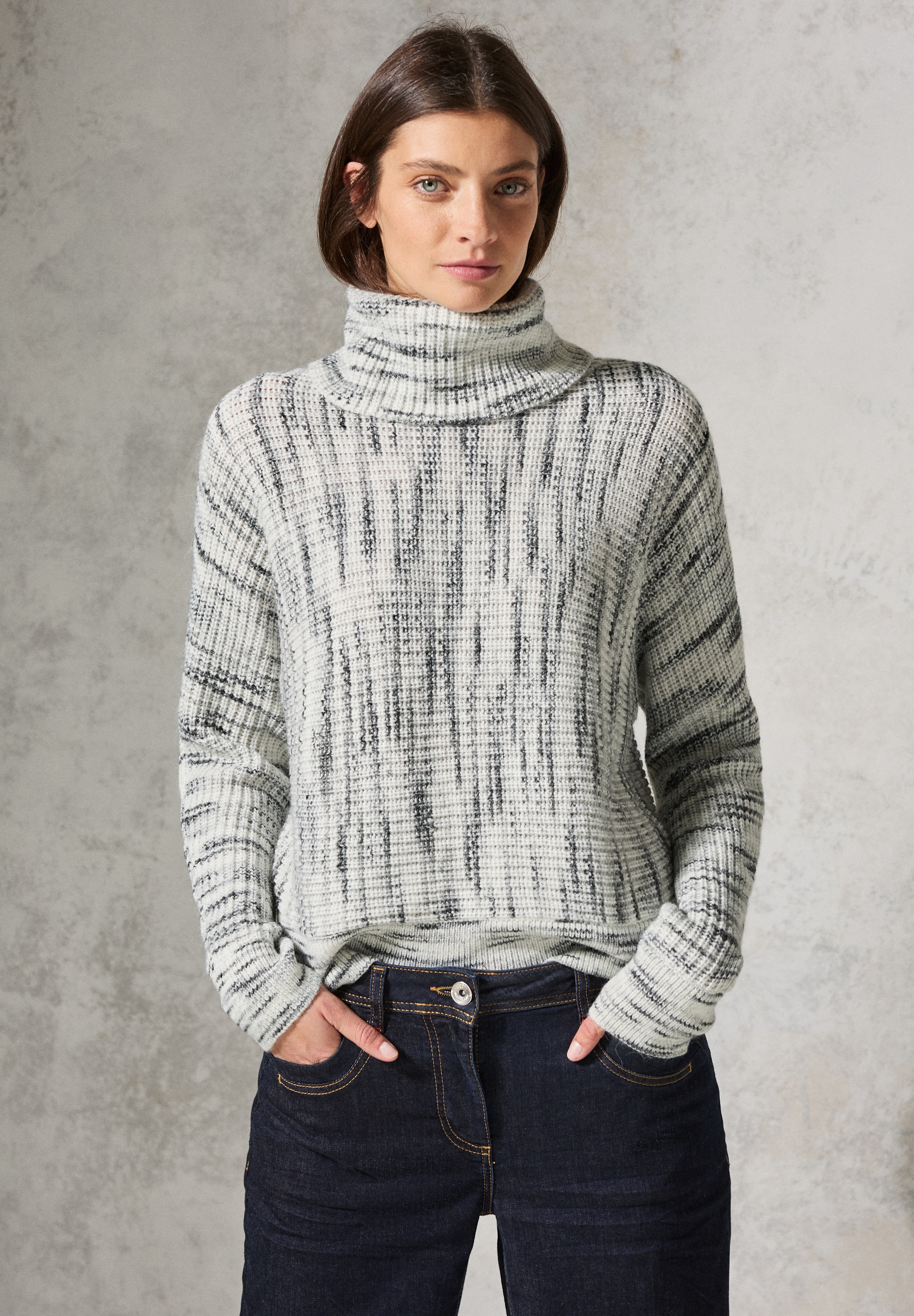 Cecil Rollkragenpullover, im soften Baumwoll-Mix günstig online kaufen