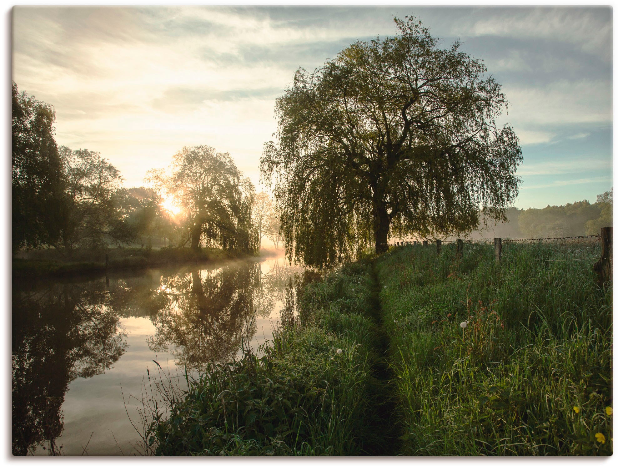 Artland Paveikslas »Tagesbeginn an der Trave« ...