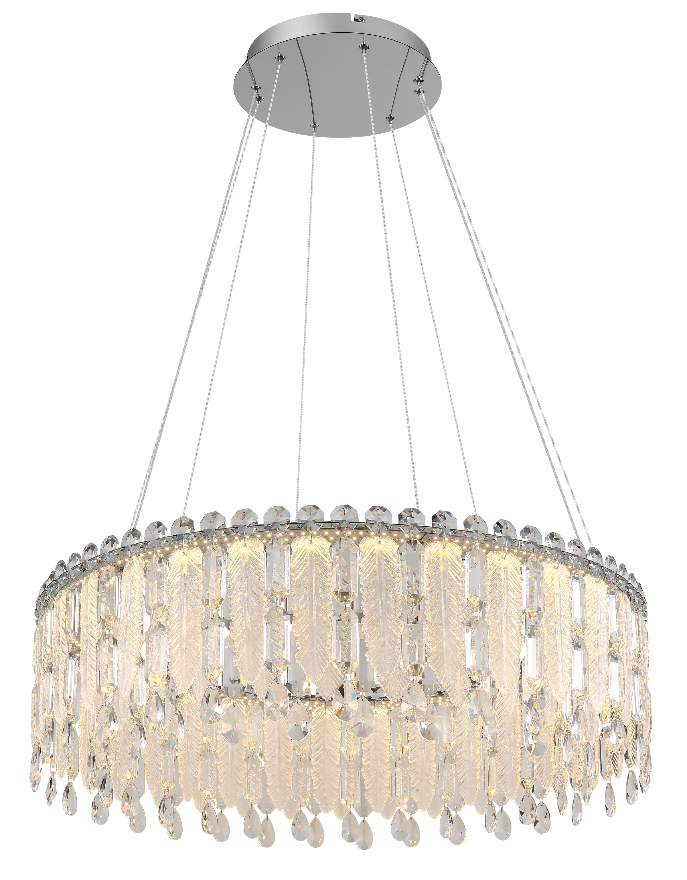 GLOBO LIGHTING Hängeleuchte »KLUNKA« LED-Modul 1 Stk. warmweiß - kaltweiß Hängelampe Esszimmer-Leuchte Esstischleuchte Wohnzimmer