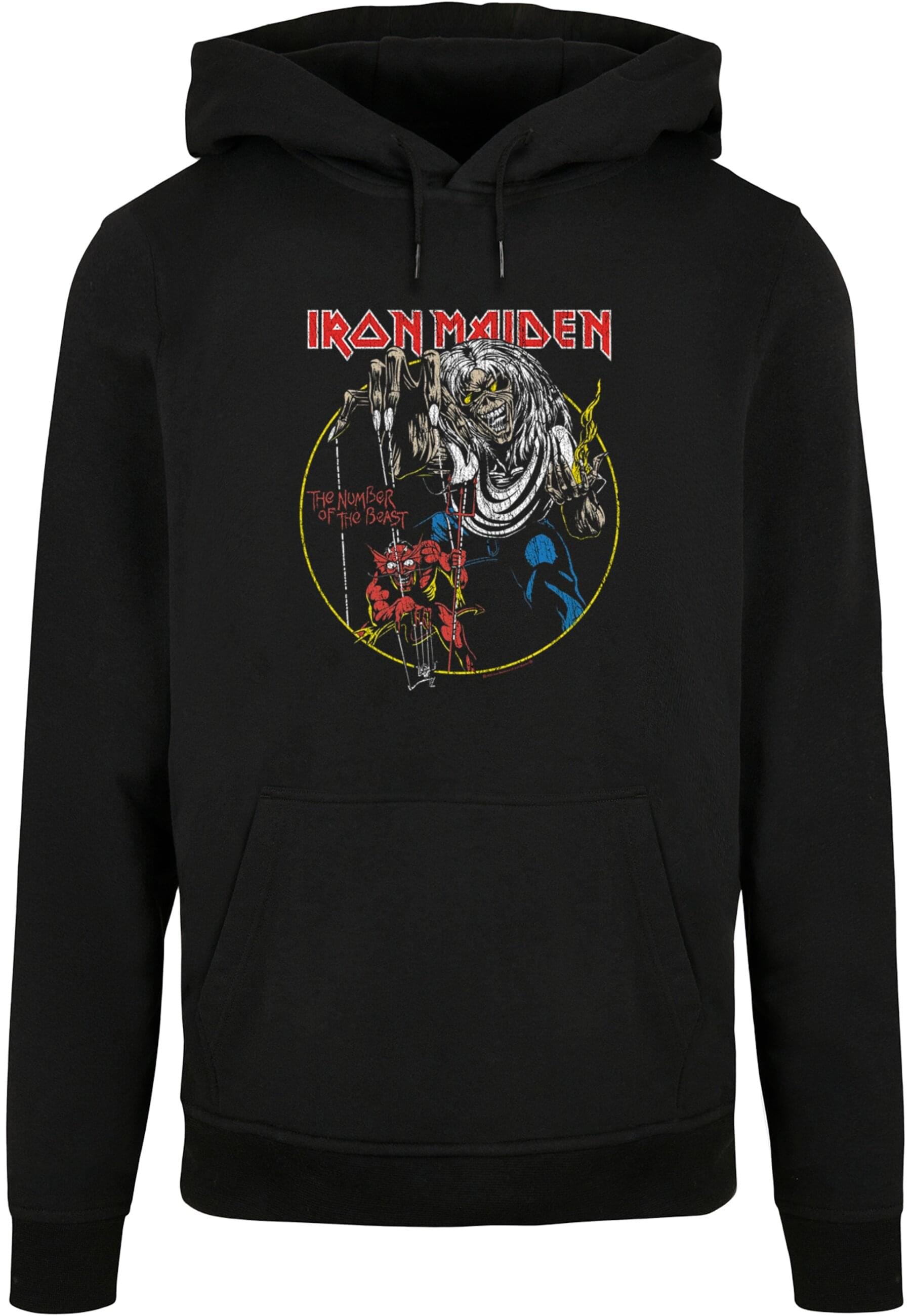 Kapuzensweatshirt »Merchcode Herren Iron Maiden - Colours Circle Basic Hoody«, (1 tlg.)