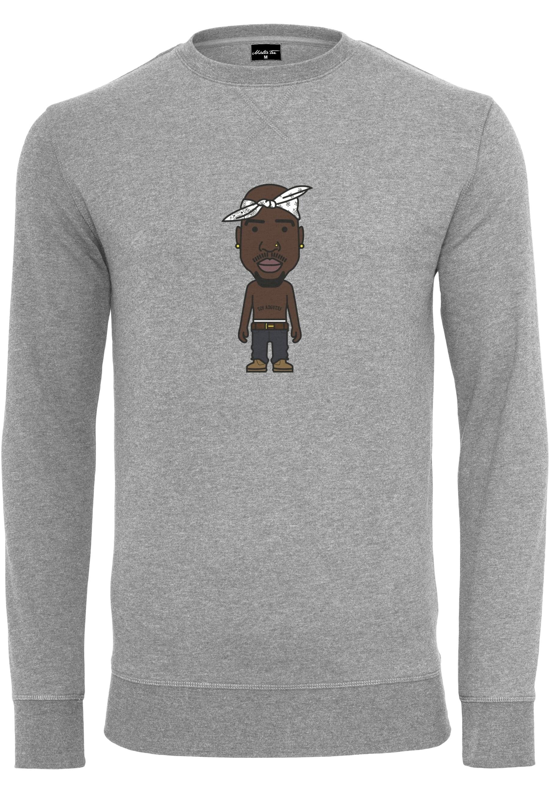 MisterTee Rundhalspullover "MisterTee Herren LA Sketch Crewneck"