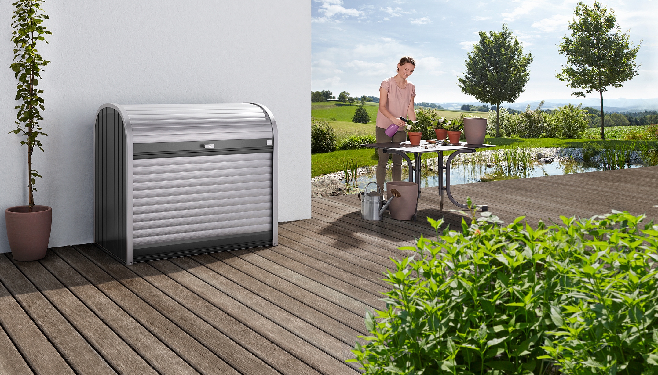 Biohort Gartenbox "STOREMAX Gr. 120, verschiedene Farben" 117x73x109 cm, Id günstig online kaufen