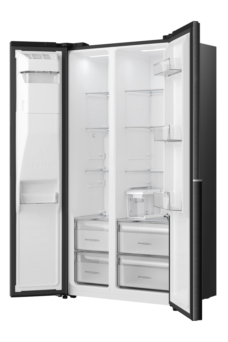 GORENJE Side-by-Side »NRS917E61BX« 178,6 cm hoch 91,1 cm breit Wasser-& Eisspender