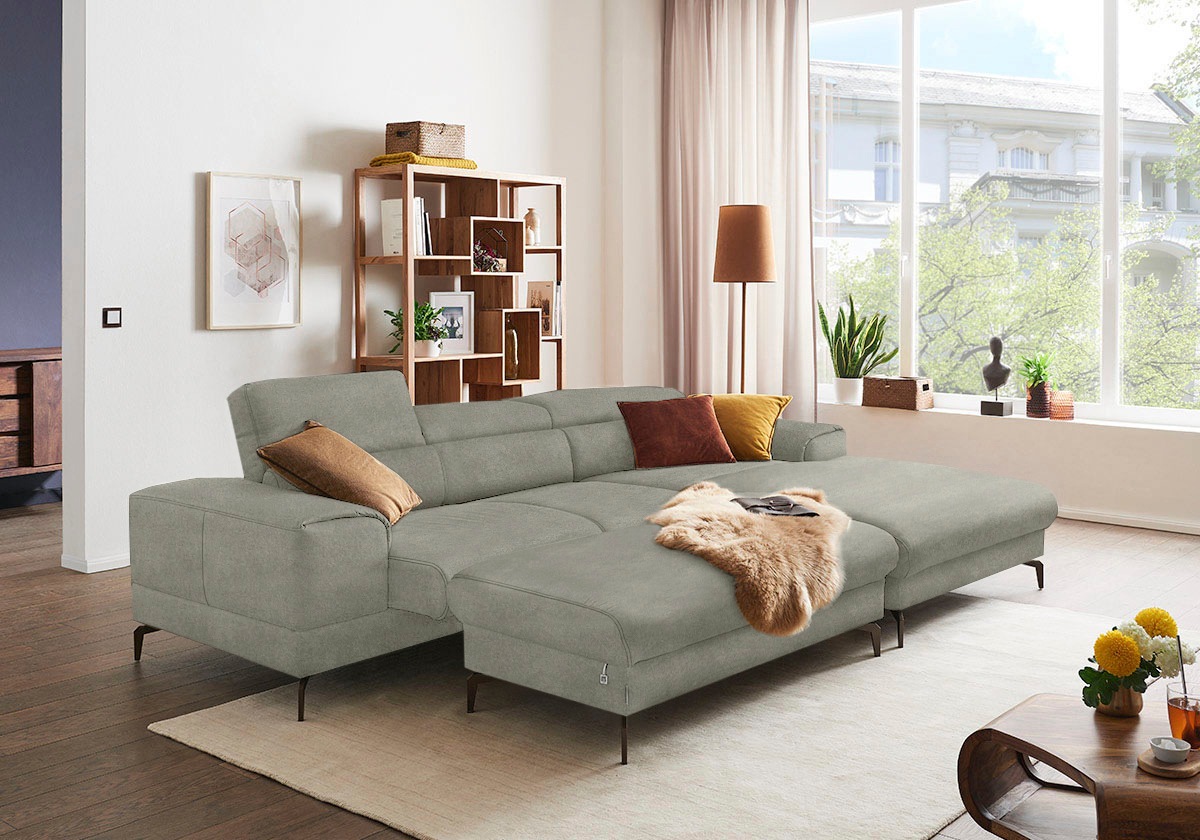 Thumbnail - W.SCHILLIG Polsterhocker "piedroo" Füße in Bronze pulverbeschrichtet