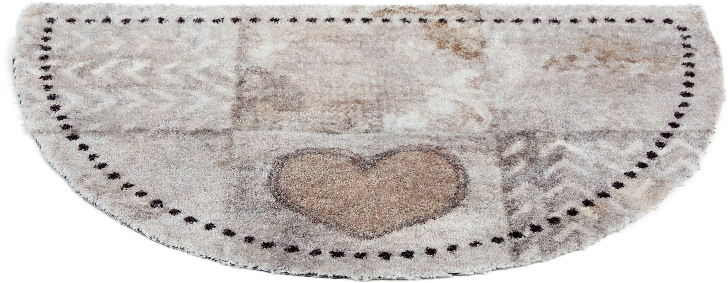 ASTRA Fußmatte "Pure&Soft 017" halbrund 7 mm Höhe Sauberlaufmatte, weiche O günstig online kaufen