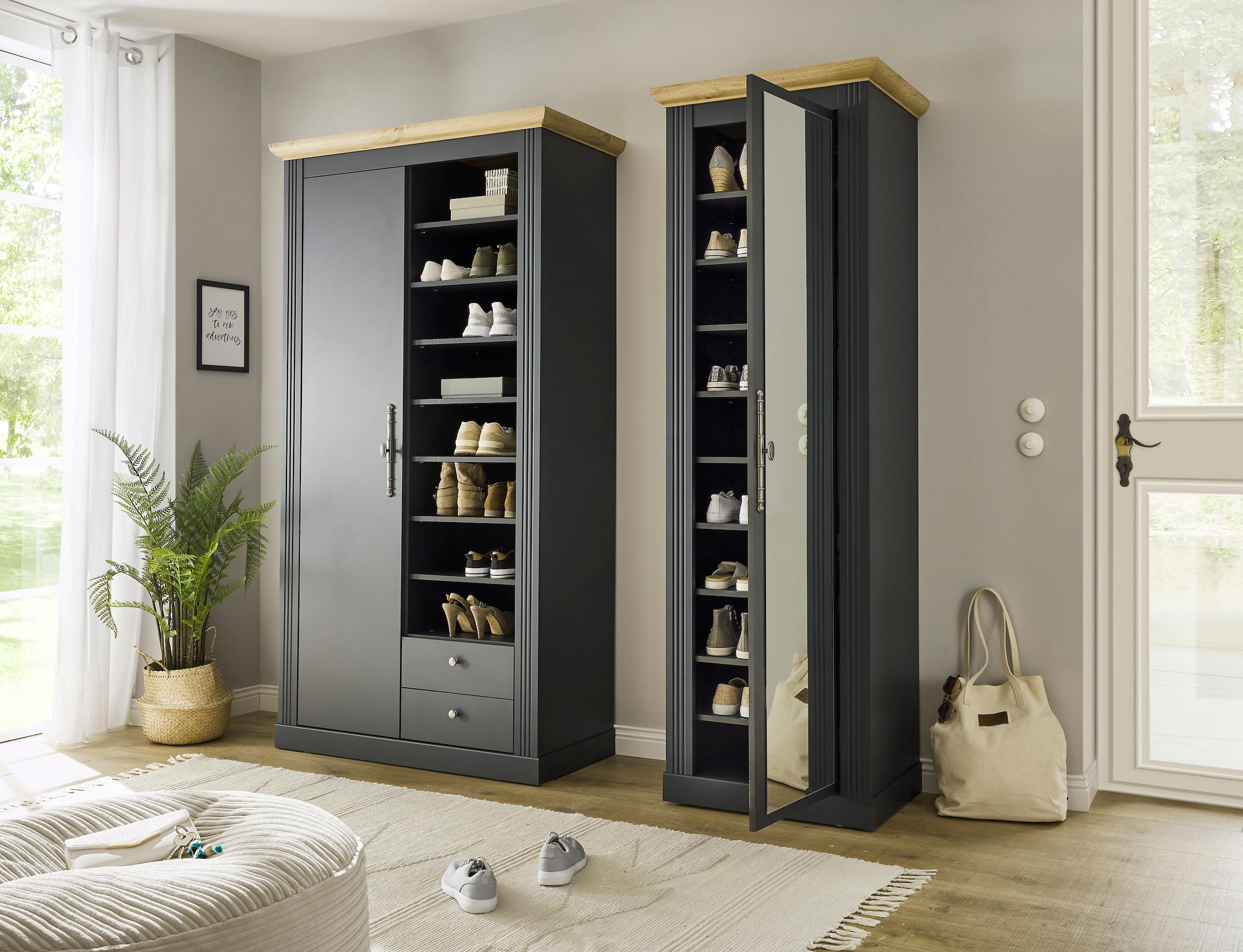 Home affaire Stauraumschrank "WESTMINSTER", Breite ca. 66 cm günstig online kaufen