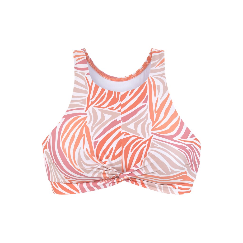 Marken Sunseeker Sunseeker Bustier-Bikini-Top »Amari«, mit Verschluss und Cutout weiß-orange-rose Marken Sunseeker Sunseeker Bustier-Bikini-Top »Amari«, mit Verschluss und Cutout weiß-orange-rose