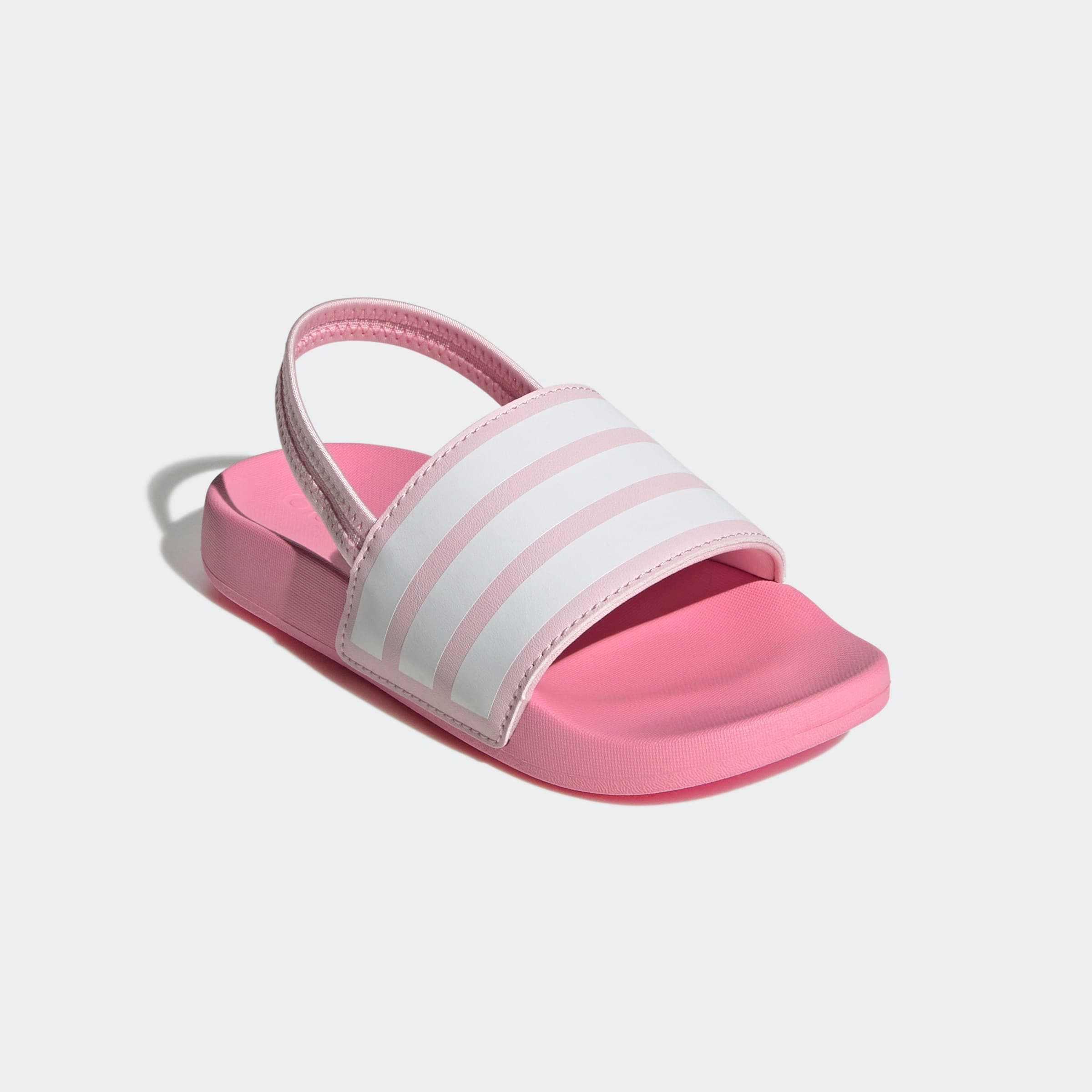 Kinder Badesandale "ESTRAP KIDS ADILETTE", ADIDAS SPORTSWEAR, Gr. 30, pink, Synthetik, Textil, Schuhe, Badelatschen für Kinder & Jugendliche