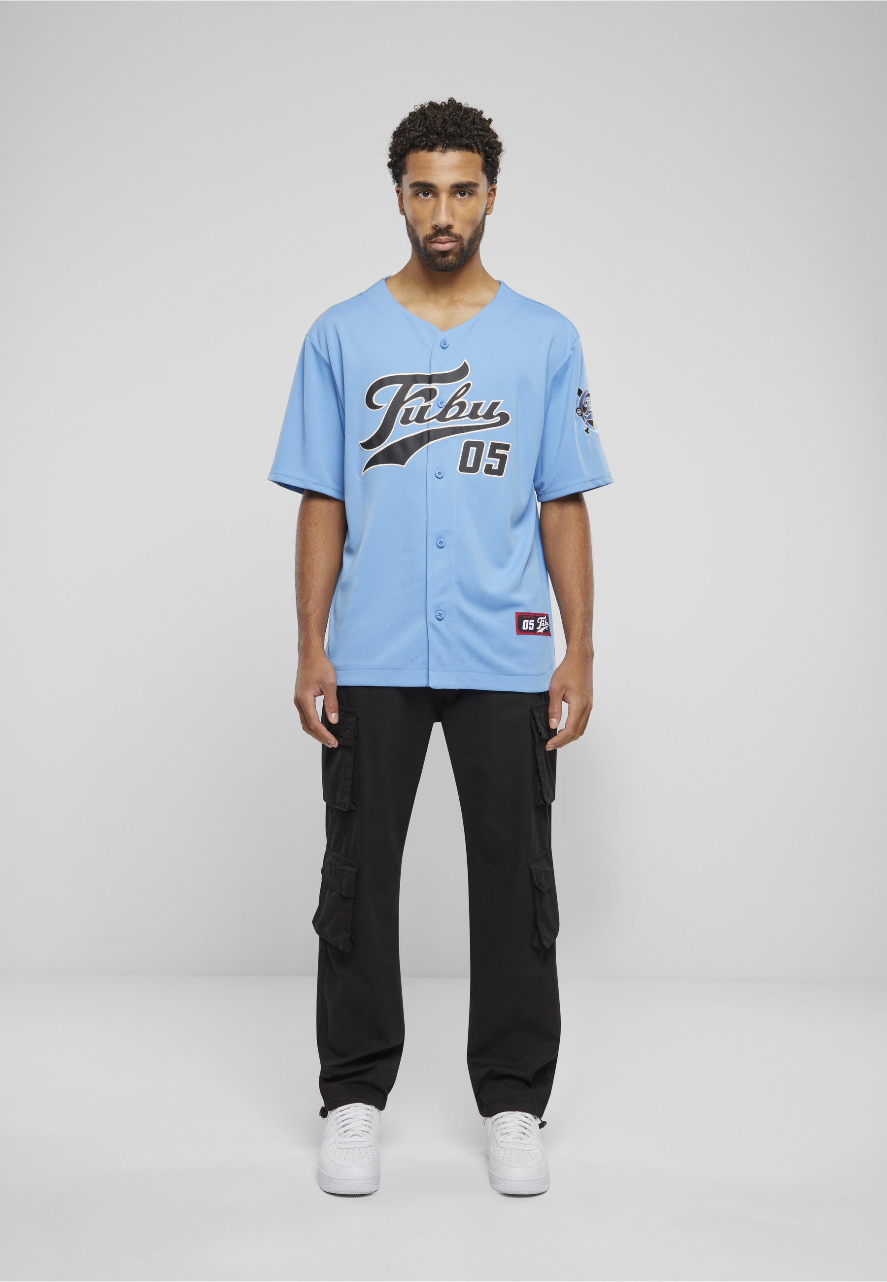 Fubu Shirttop »Fubu Herren FM241-007-3 Fubu Varsity Baseball Jersey« 1 Stk.