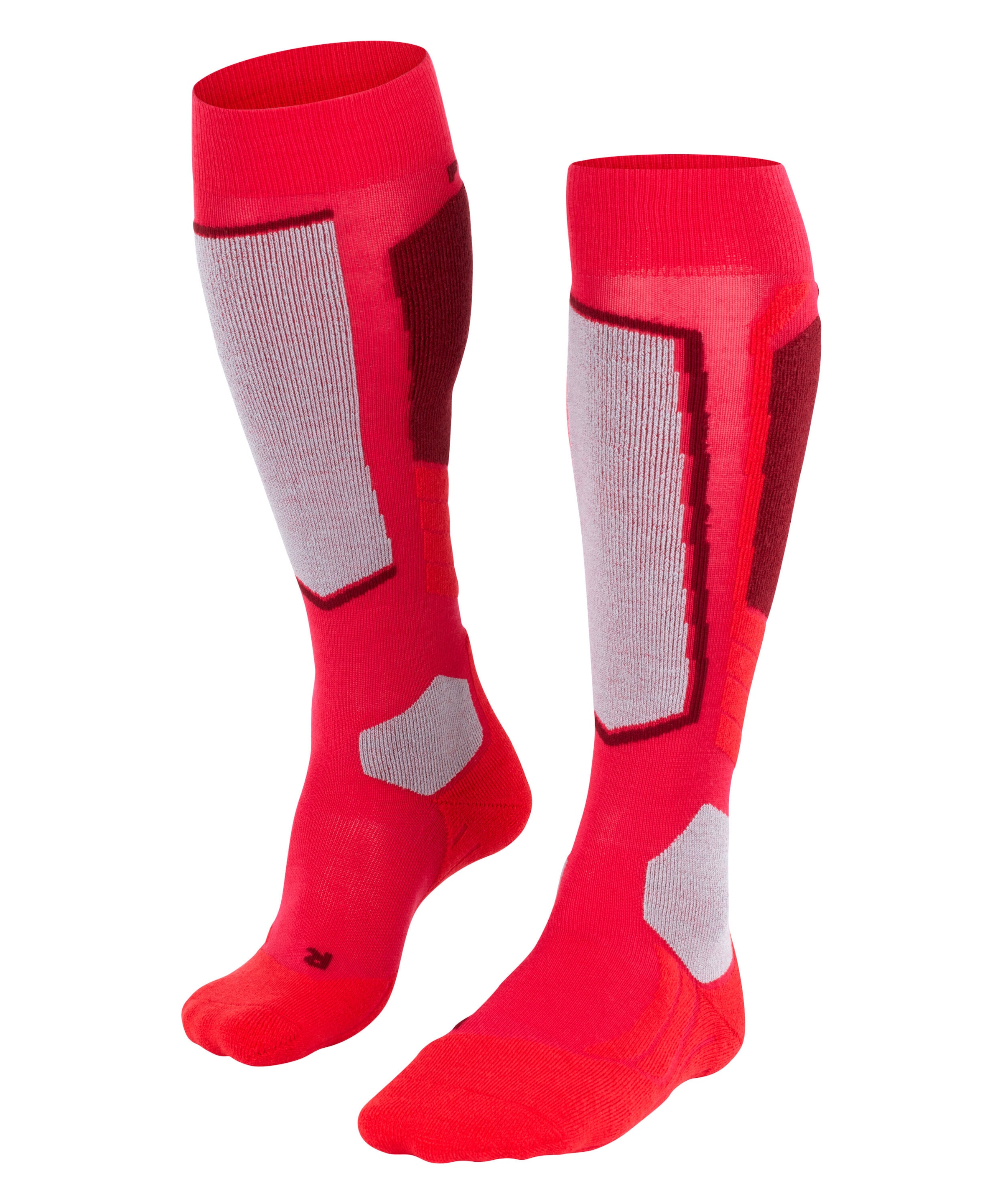 FALKE Damen Skistrümpfe "SK2 Intermediate Wool", Gr. 35, pink, Obermaterial: 75% Schurwolle, 25% Polyamid, unifarben, Socken