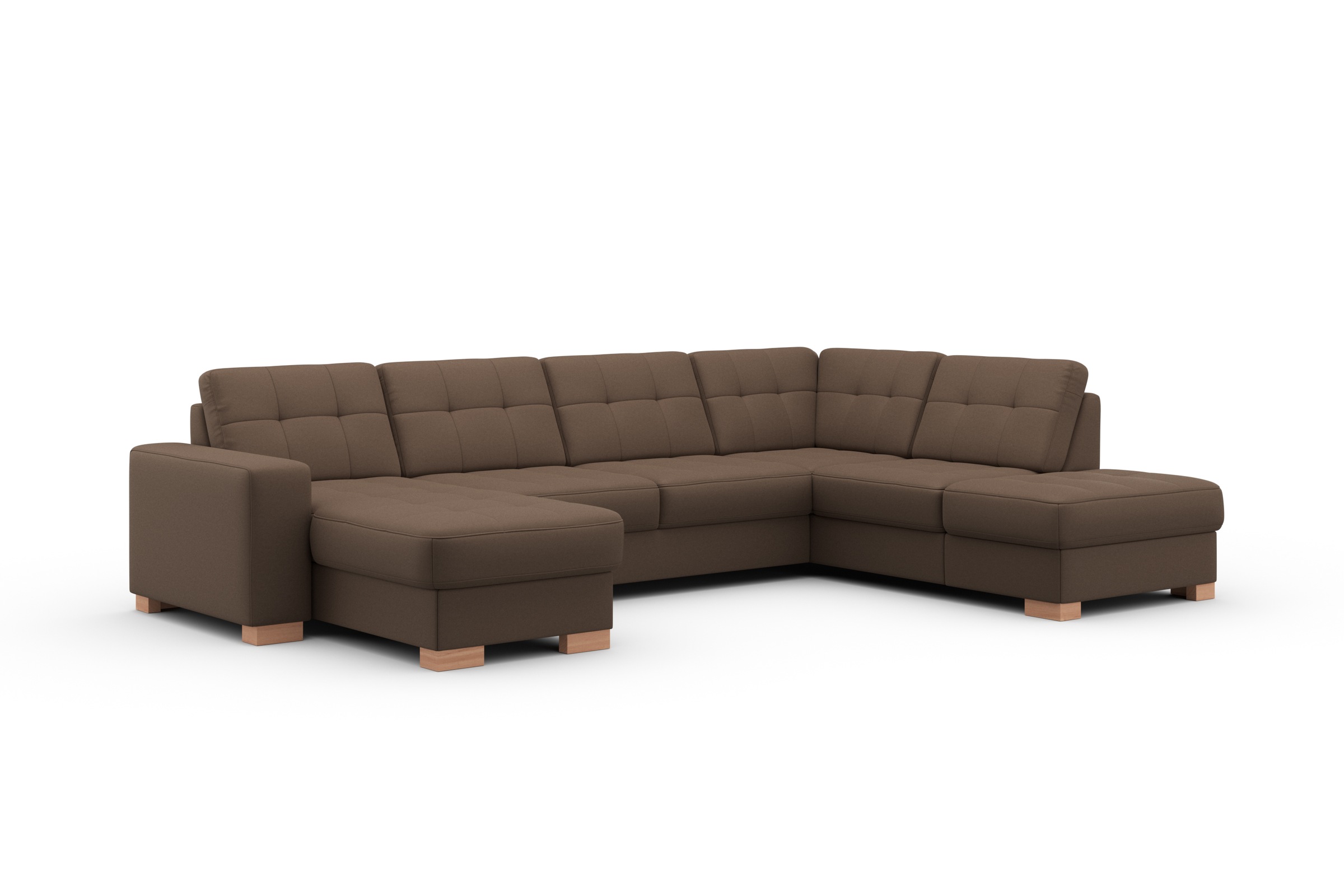 sit&more Wohnlandschaft »Quincy U-Form«, wahlweise mit Bettfunktion und Bettkasten