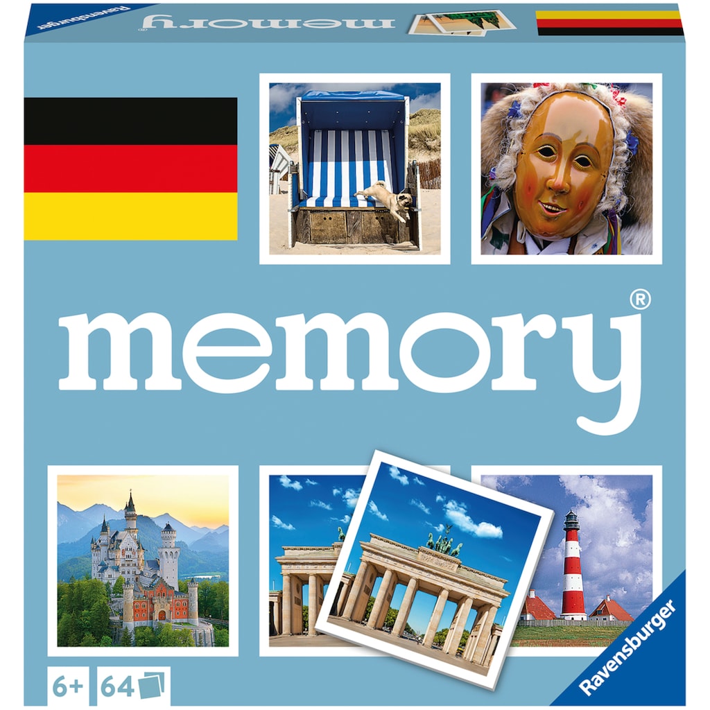 Ravensburger Spiel »Deutschland memory®«, Made in Europe, FSC® - schützt Wald - weltweit