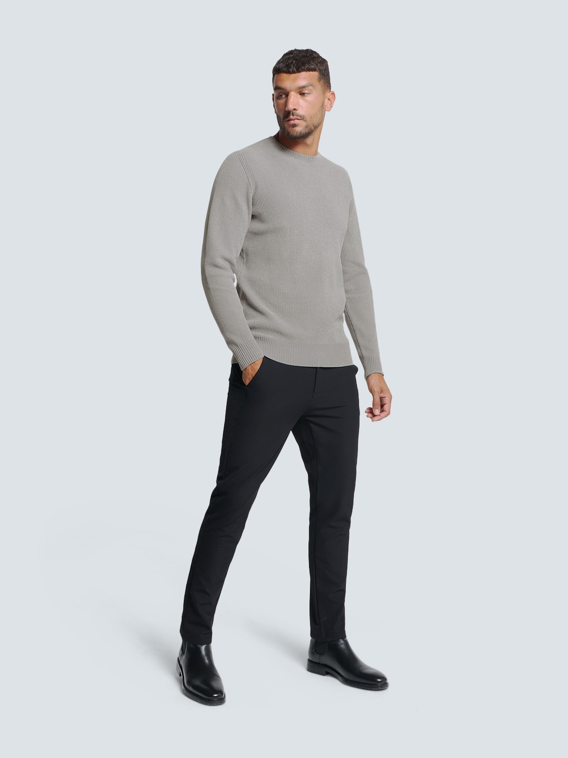 NO EXCESS Rundhalspullover »No Excess Rundhals-Pullover«