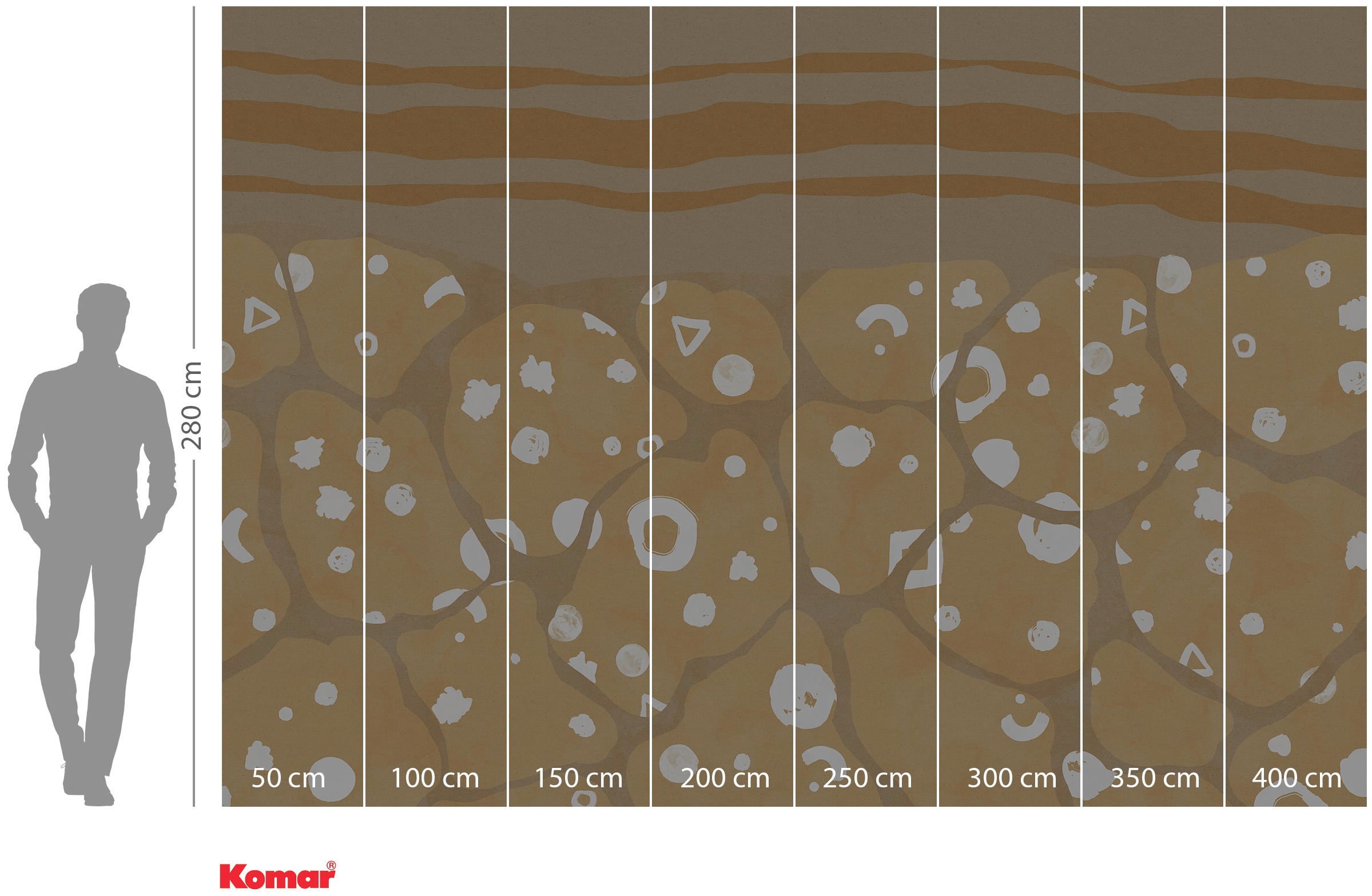 Komar Vliestapete »Digitaldruck Vlies -  Subsoil - Größe 400 x 280 cm« bedruckt glatt Wohnzimmer, Schlafzimmer