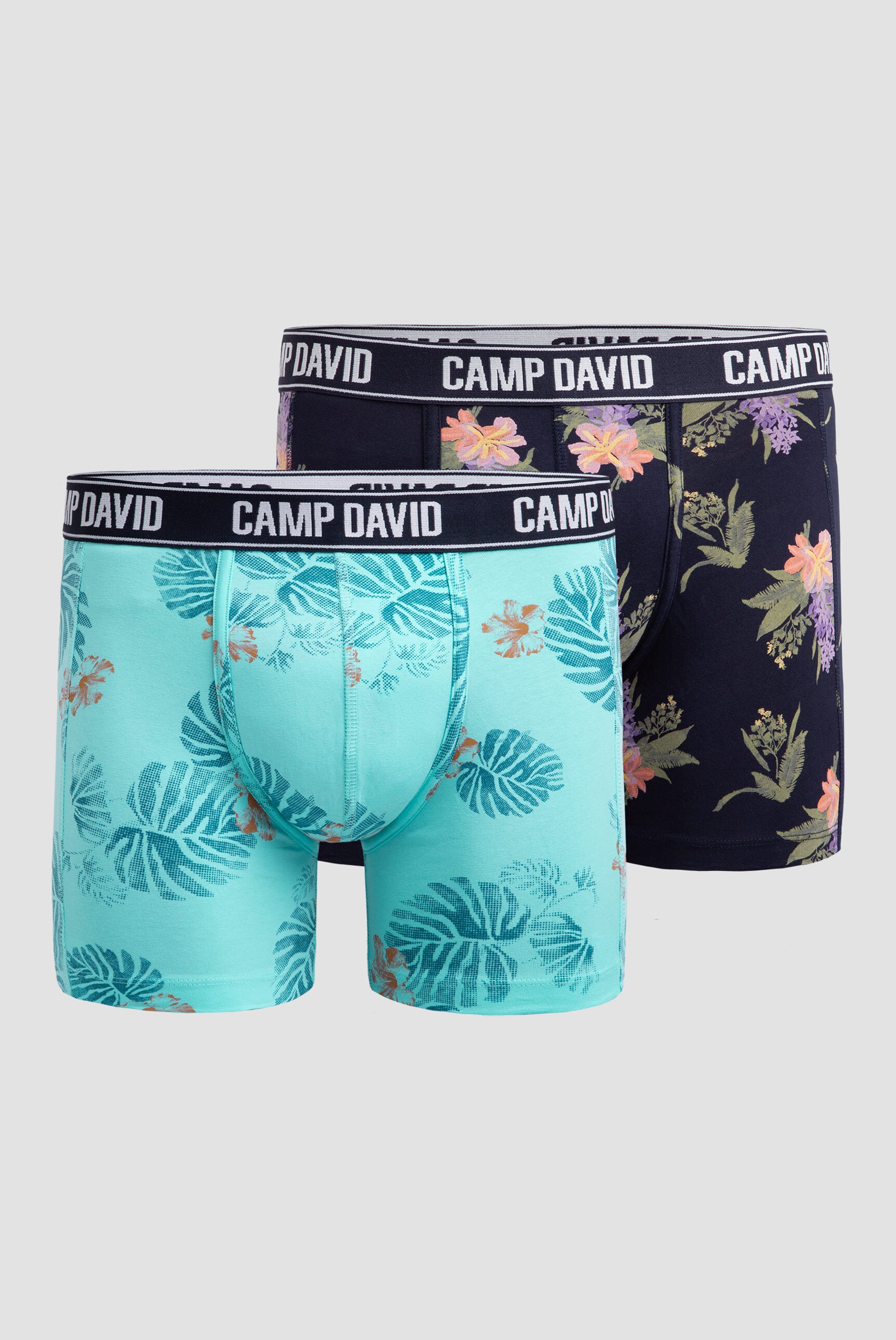 CAMP DAVID Boxershorts »Set:« 2 Stk. mit All Over Print
