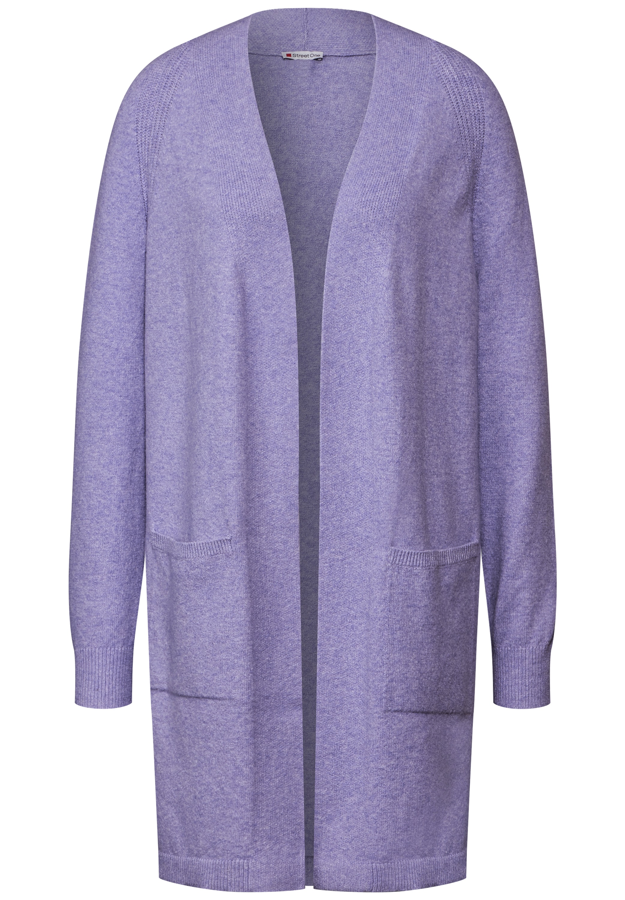 STREET ONE Strickjacke, aus Baumwolle mit Stretchanteil