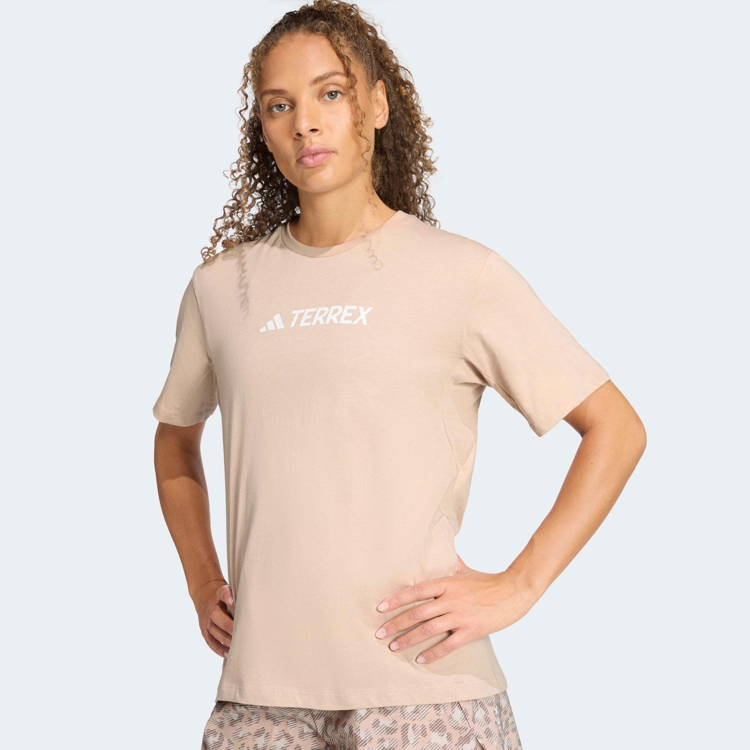 adidas TERREX "CLASSIC LOGO" für Sportmode und Outdoormode, mit Kurzarmdesign, ohne Verschluss