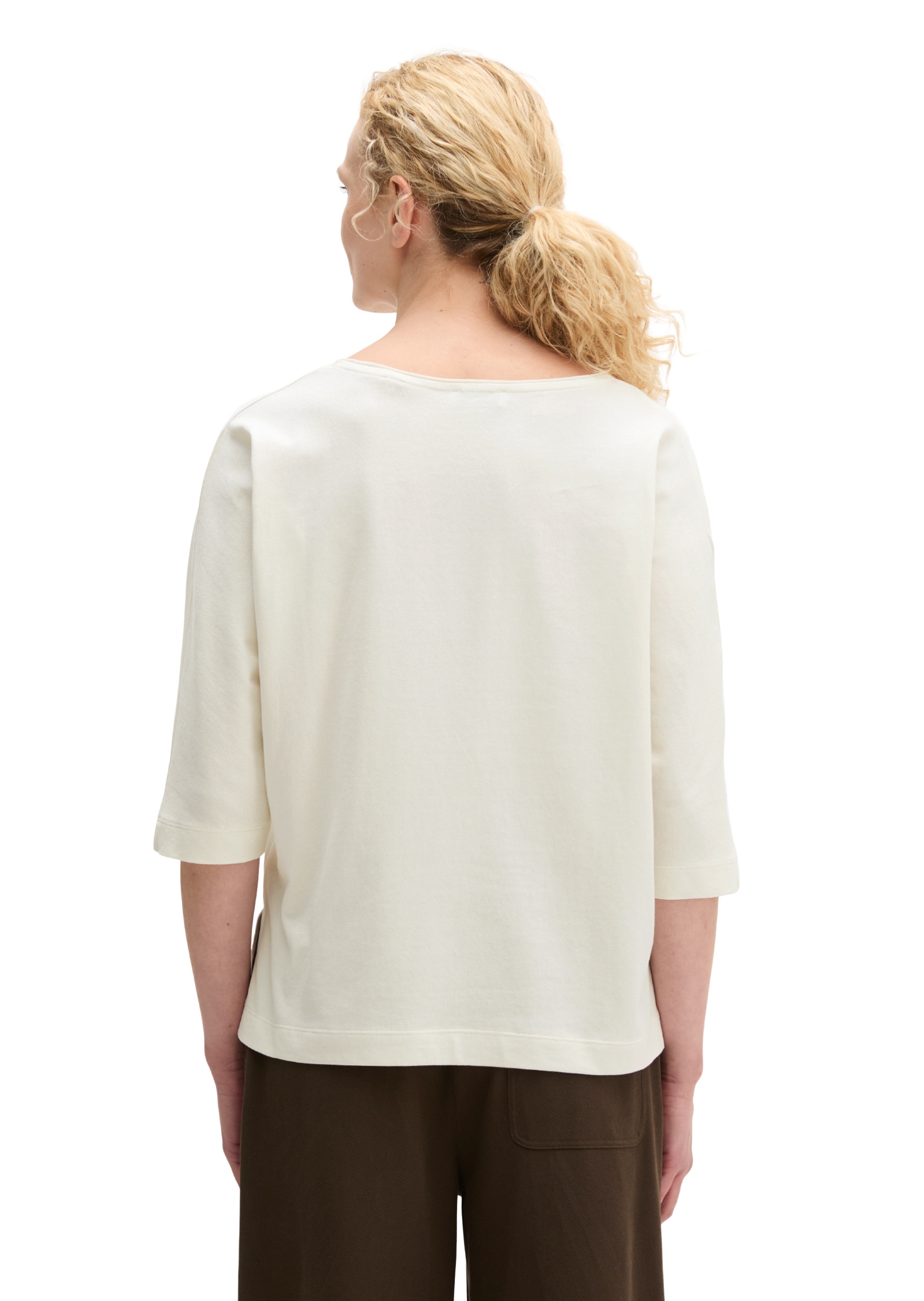 Marc O'Polo T-Shirt »aus Feinstrick-Jersey«