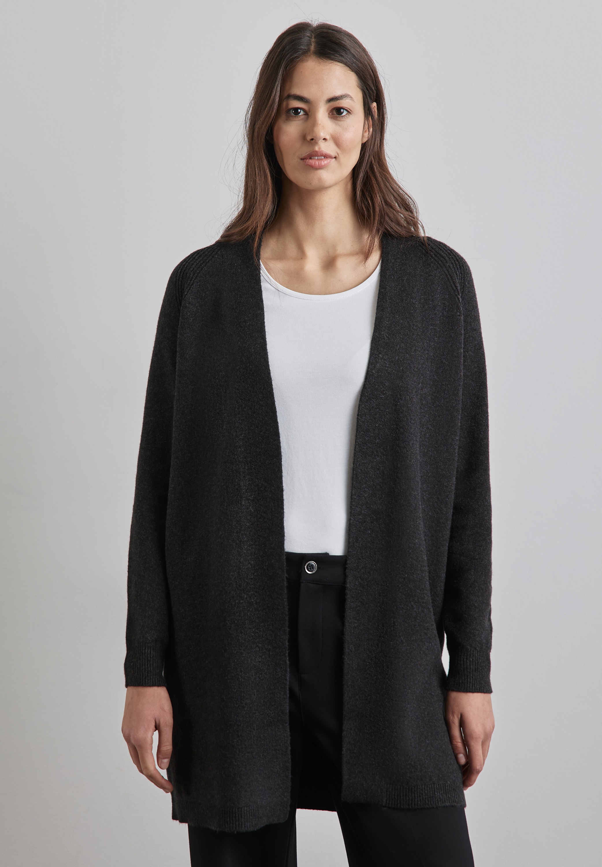 STREET ONE Cardigan, verschlusslos günstig online kaufen