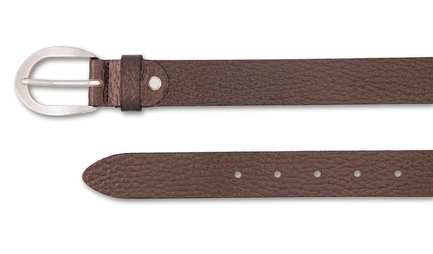 BERND GÖTZ Ledergürtel "Ledergürtel mit silberner Schließe" günstig online kaufen