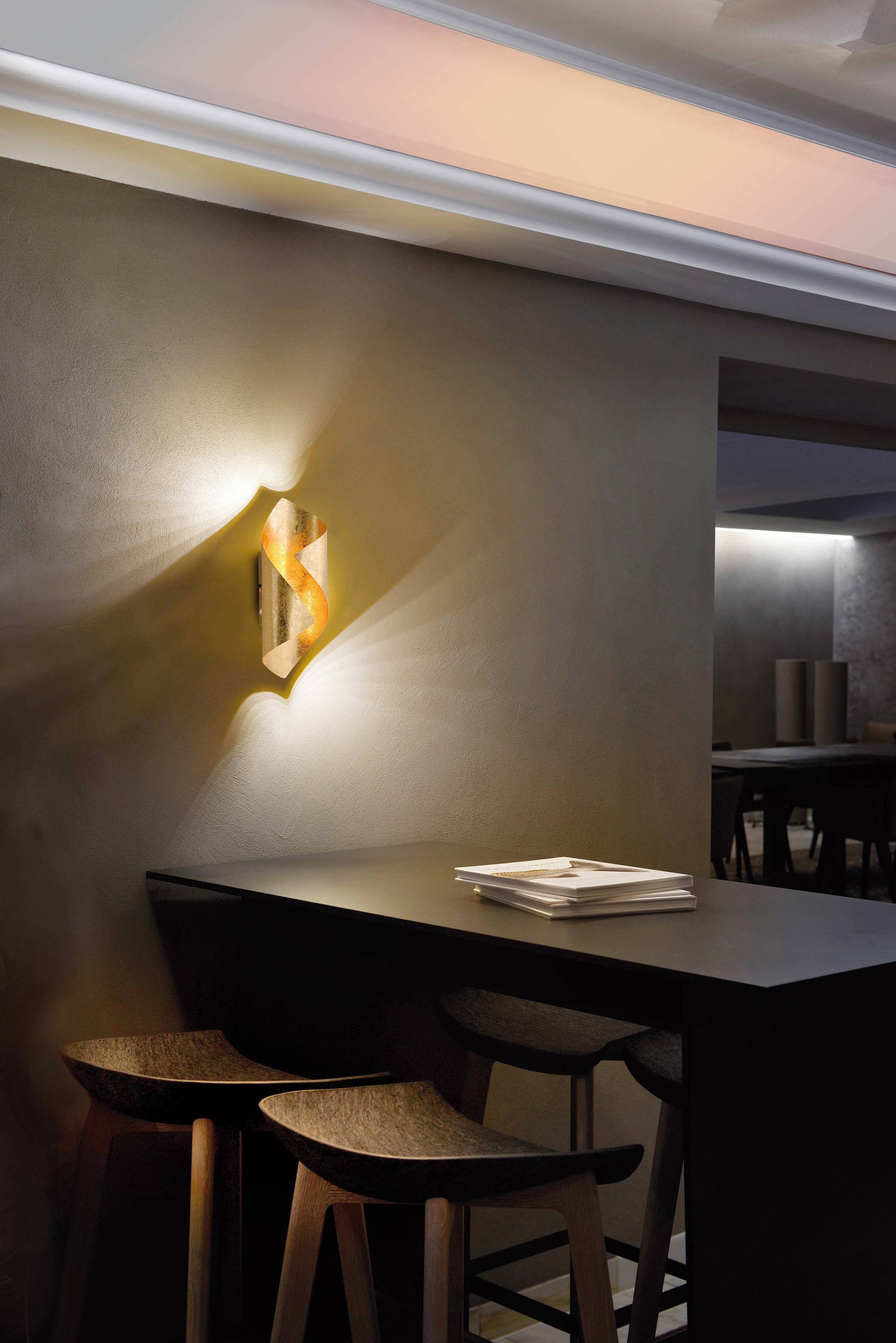 Paul Neuhaus LED flammig-flammig, Wandleuchte 2 Wippschalter | »Nevis«, BAUR