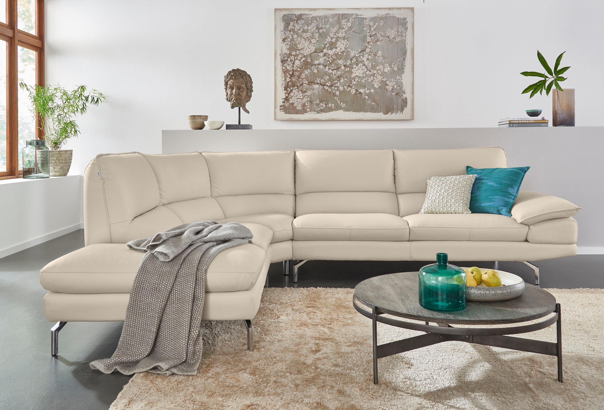 CALIA ITALIA Ecksofa "Dave, italienisches Designsofa L-Form, erstklassiger günstig online kaufen