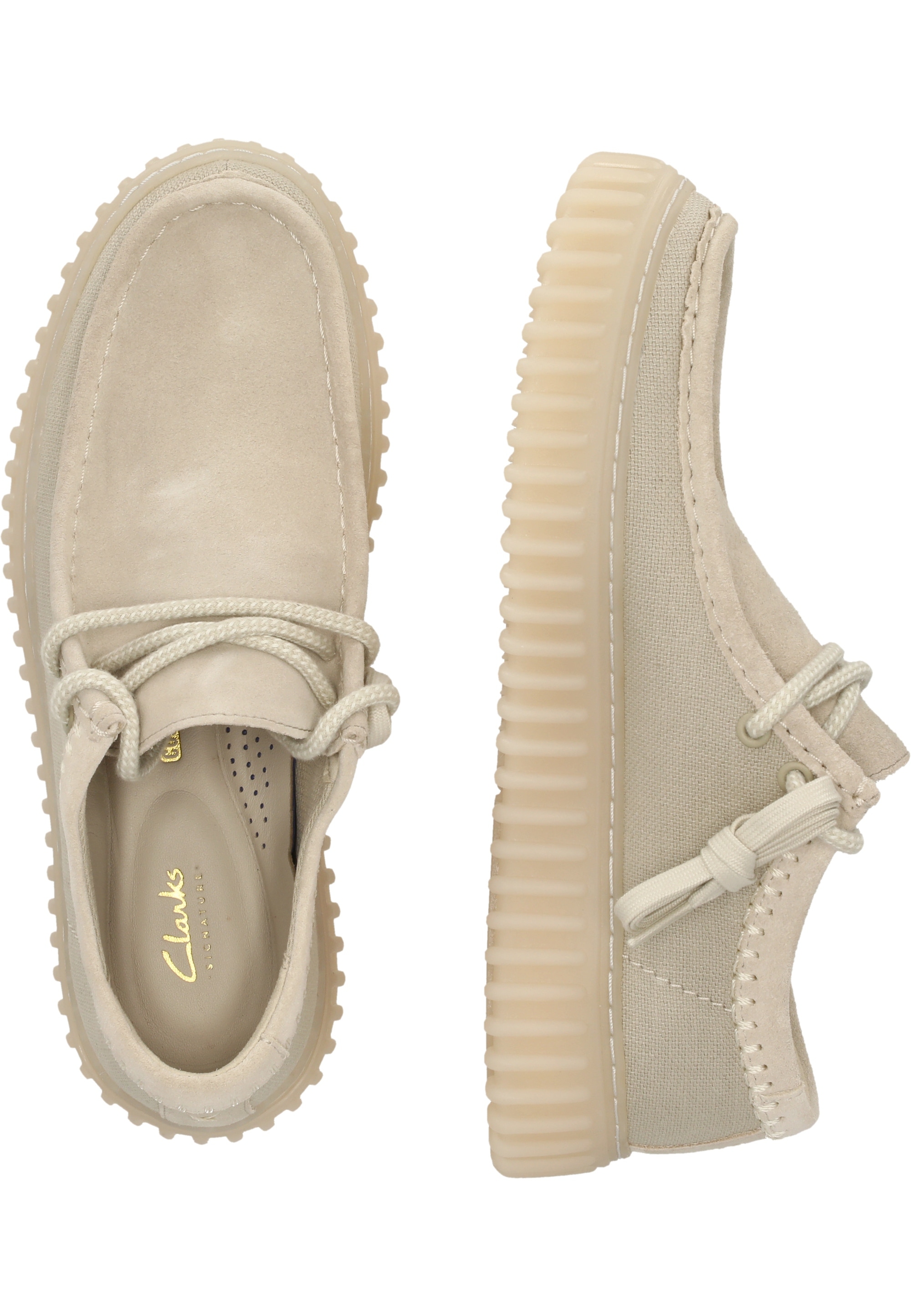 Clarks Mokassin »Torhill Low«, mit markanter, gerippter Sohle