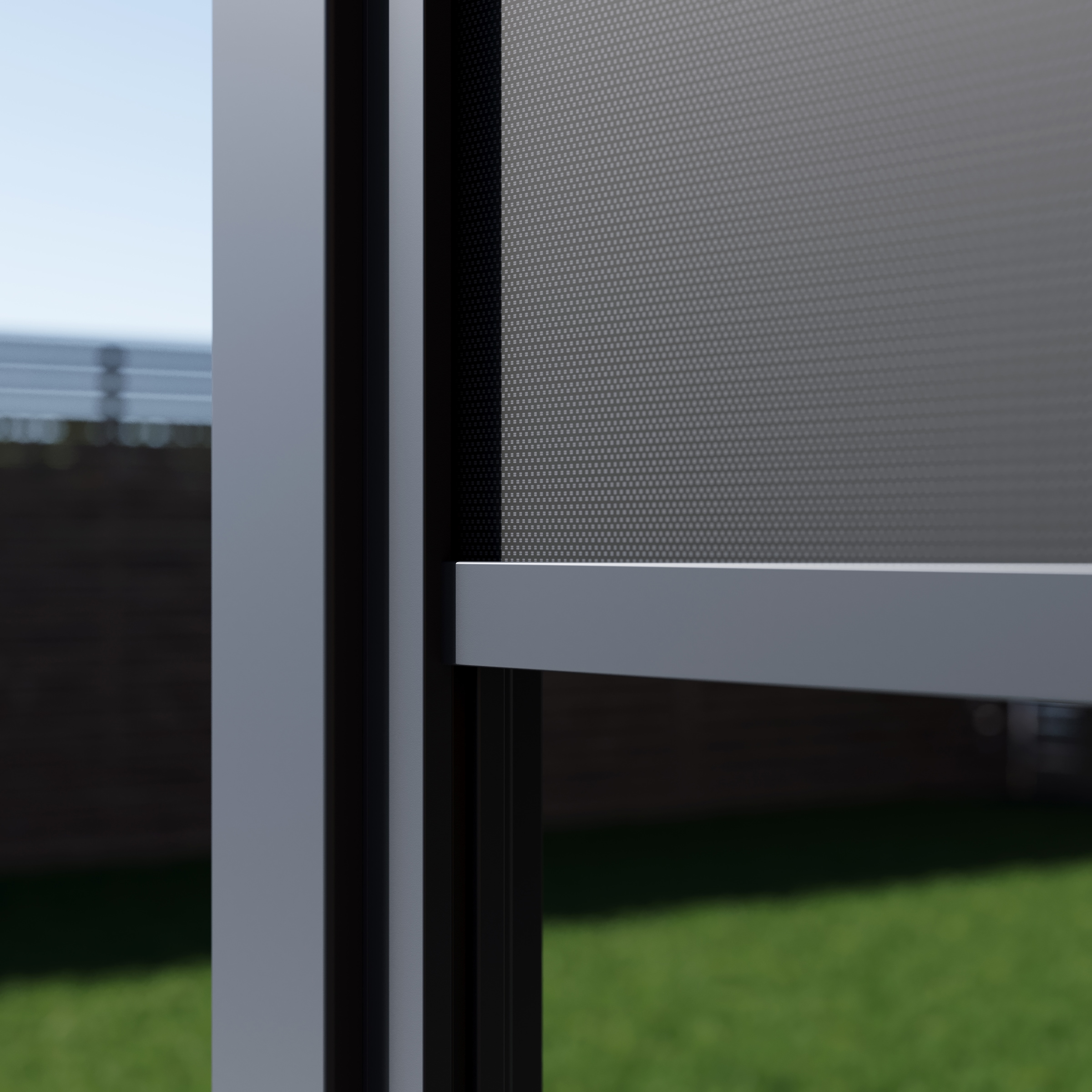 Paragon Pavillonseitenteil »für Pergola Grand Tuscan 10 Grau«