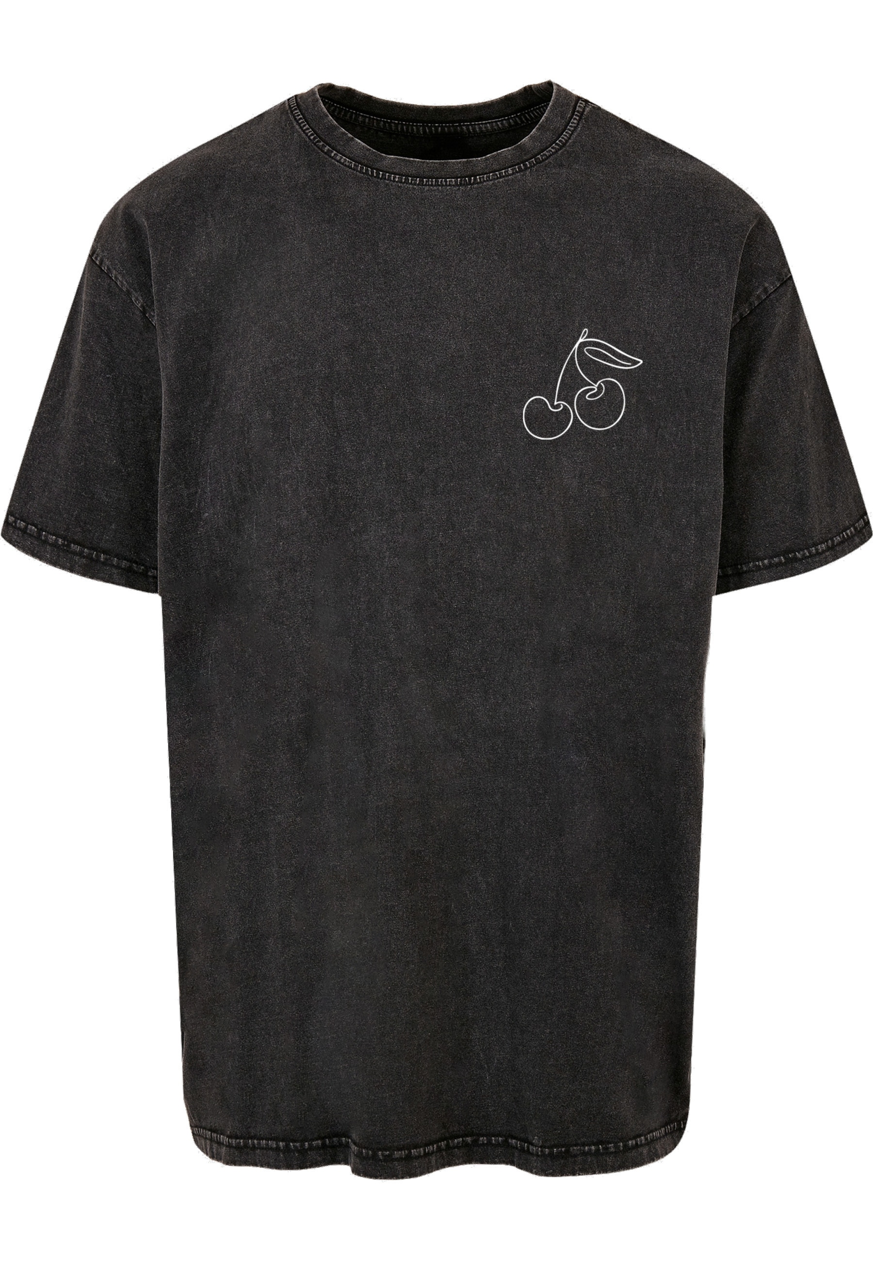 Merchcode T-Shirt "Merchcode Herren Cherry Acid Washed Oversize Tee" 1 Stk.