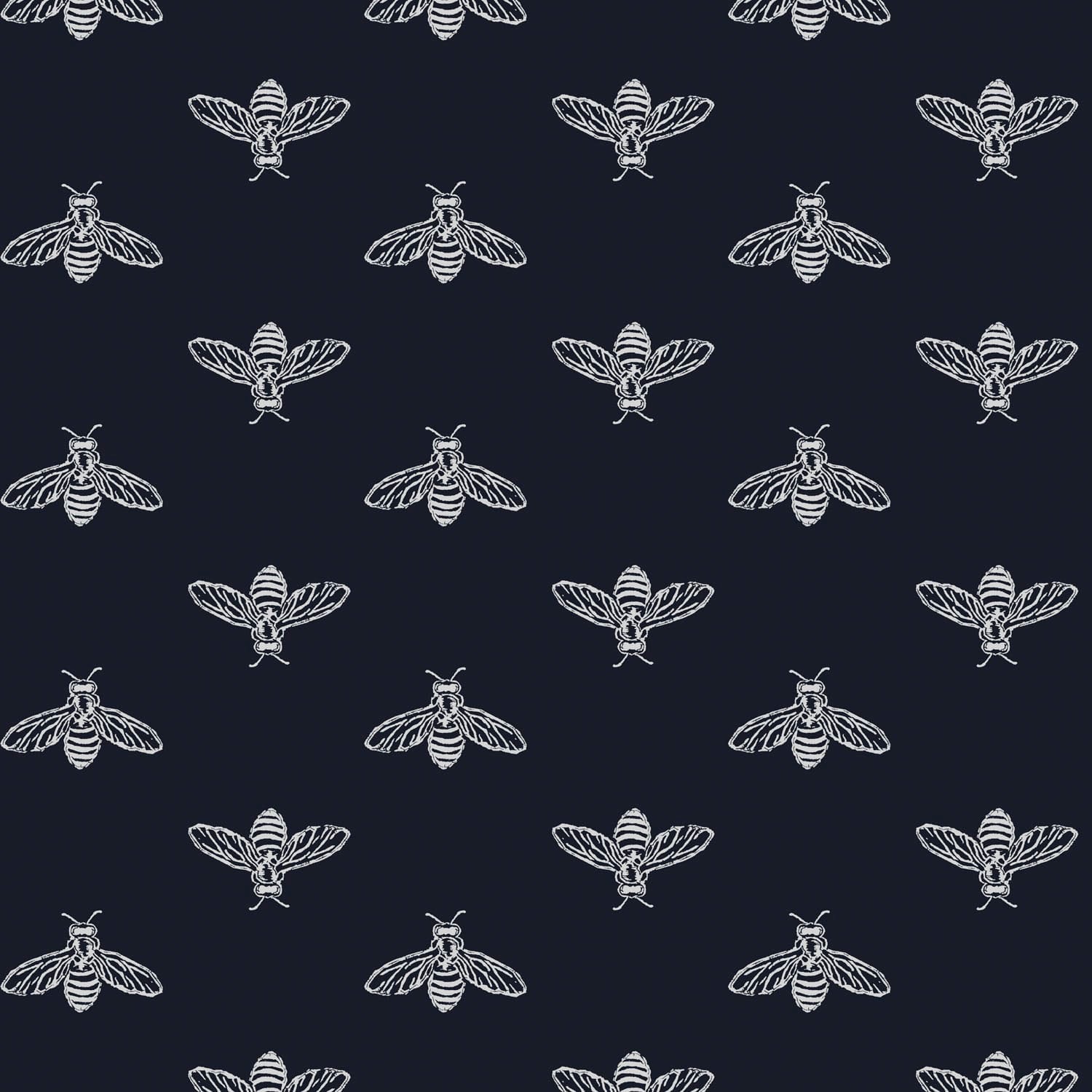 Joules Vliestapete "Block Print Bee" glatt animal print
