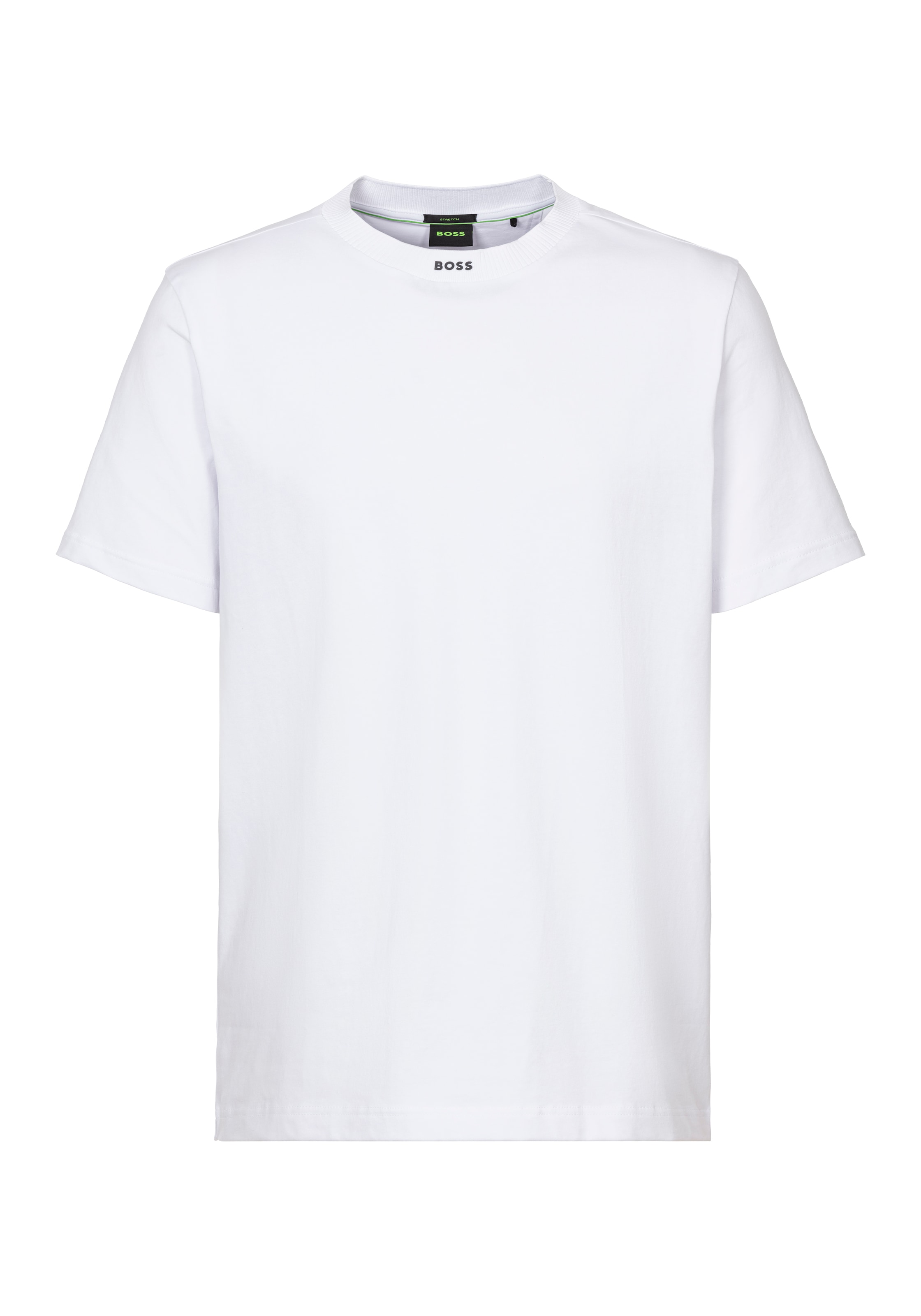 BOSS GREEN T-Shirt »Tee Rib«, mit Logo am Ausschnitt