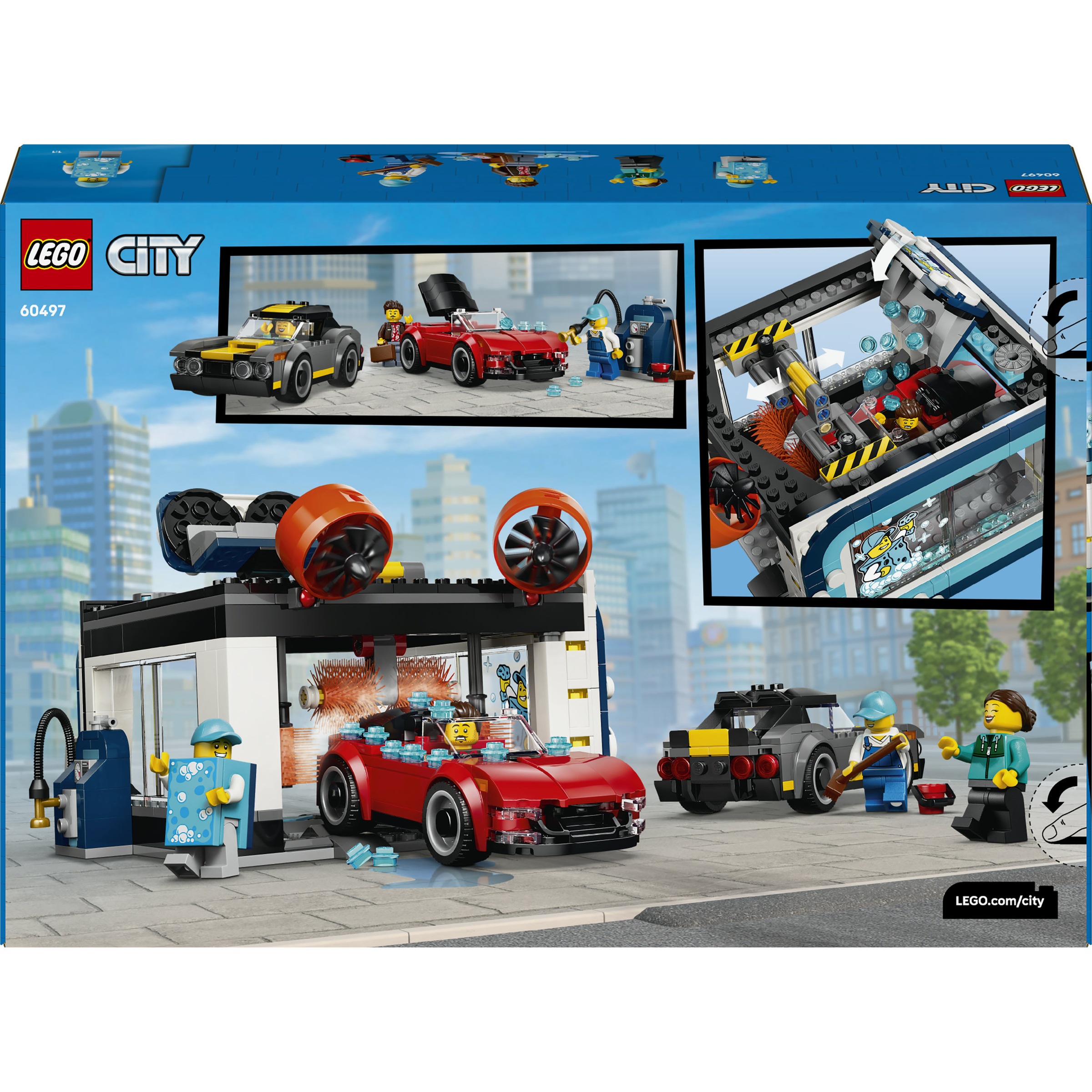 LEGO® Konstruktionsspielsteine »Waschstraße (60497), LEGO City« Made in Europe