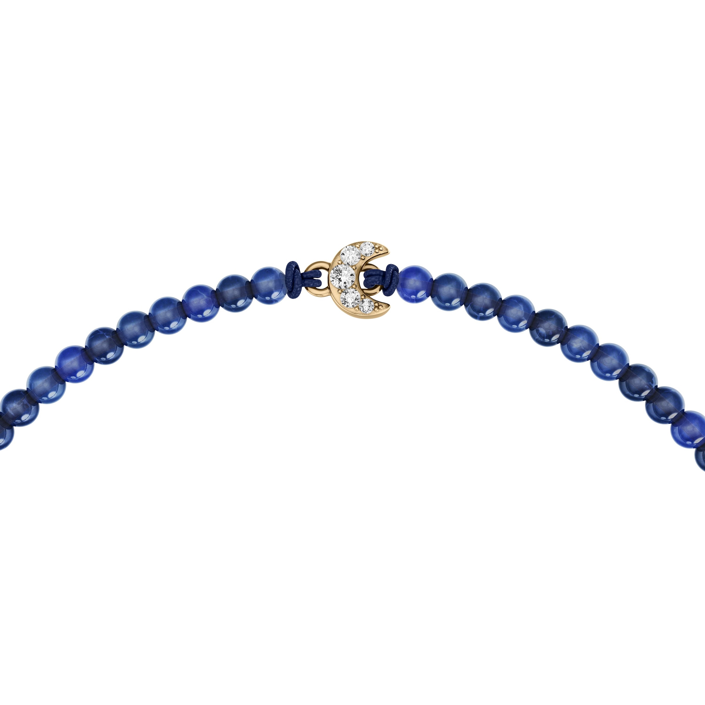 Fossil Armband »Sutton - Mondsichel Halbmond« mit Glasstein - mit Acryl