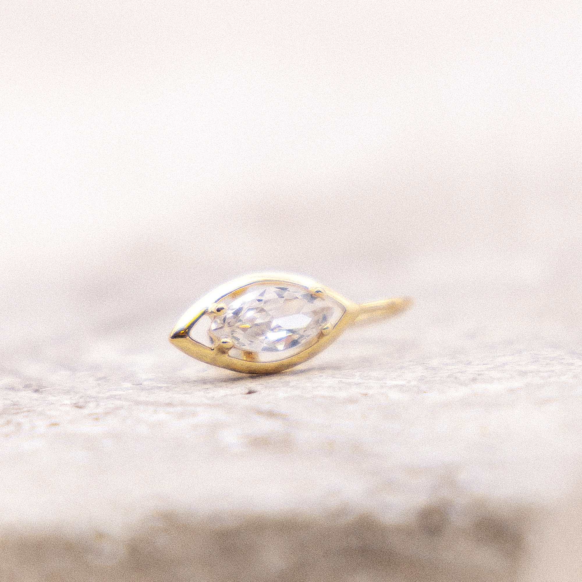 Fascination by Ellen K. Paar Ohrhänger »Gold 333 mit Zirkonia weiß«